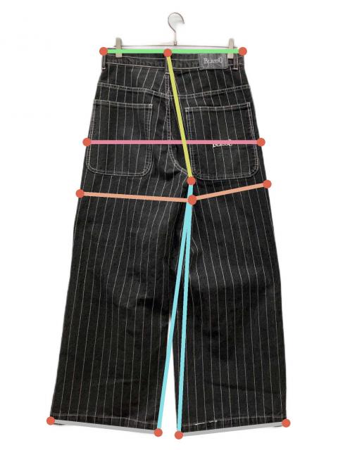 中古・古着通販】BLESSU (ブレスユー) ワイドデニムパンツ ブラック