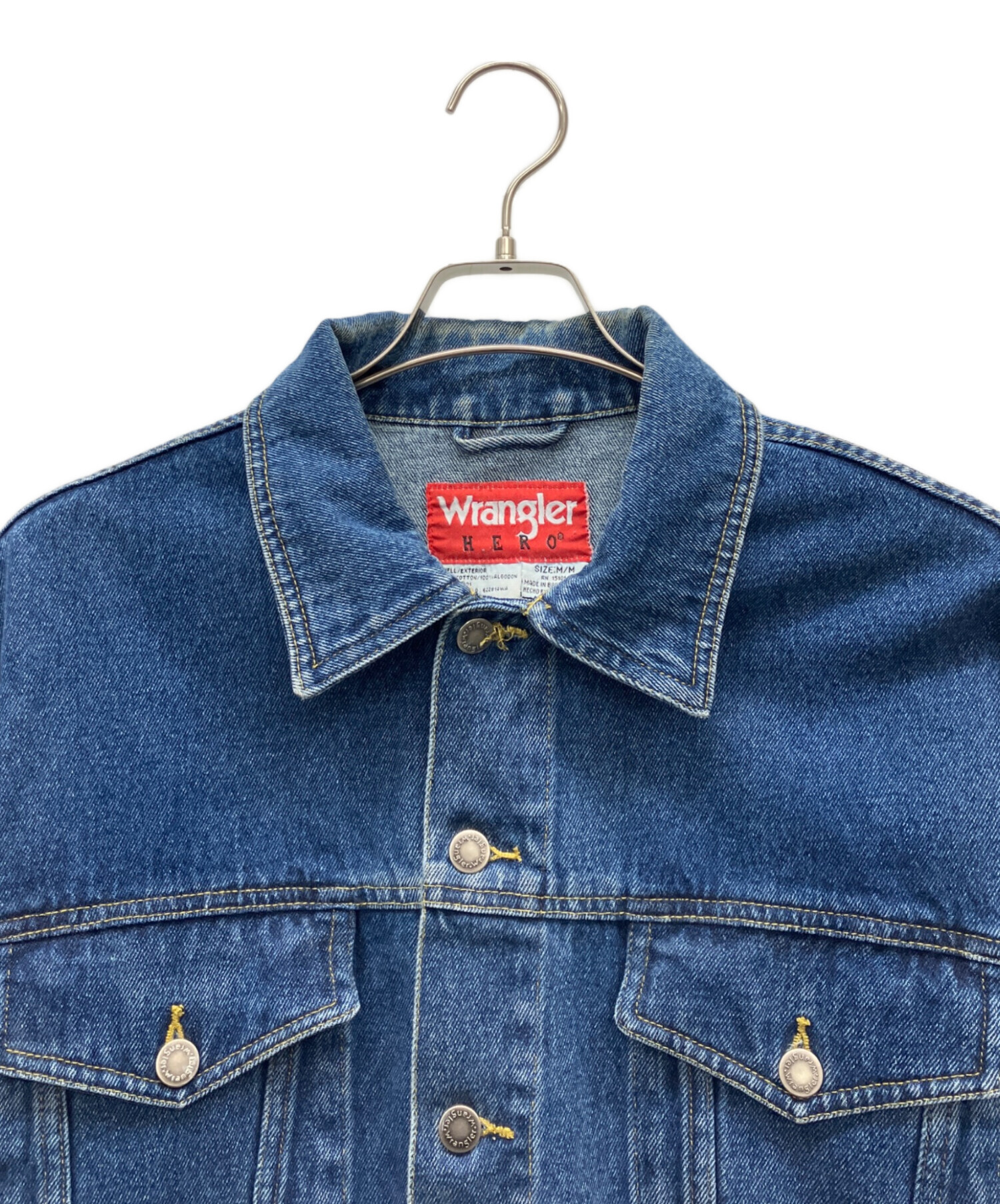 中古・古着通販】Wrangler (ラングラー) デニムジャケット インディゴ 