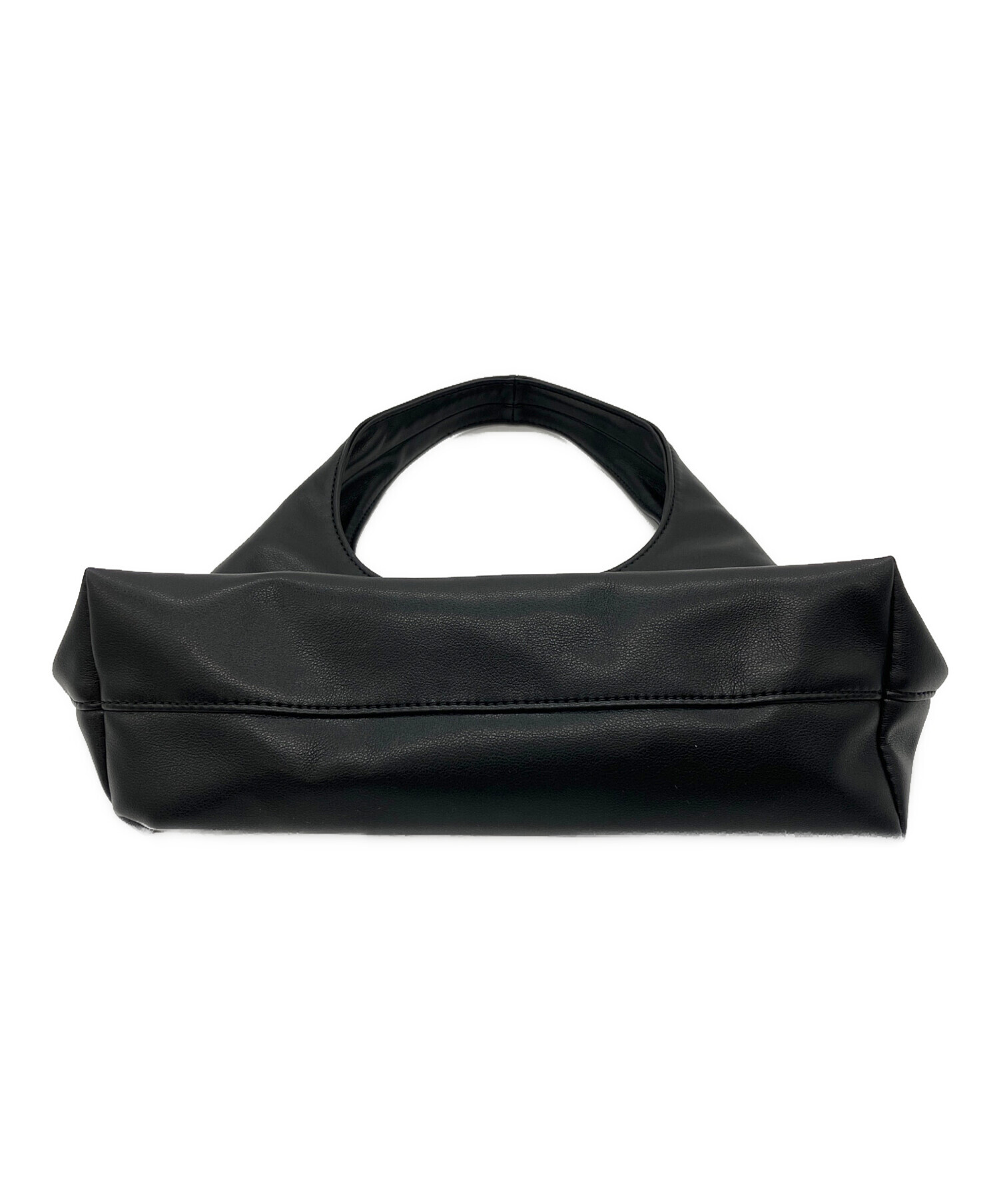 【未使用】A.P.C. ブラックレザーケース 中古・古着通販】A.P.C. (アーペーセー) フェイクレザーハンドバッグ