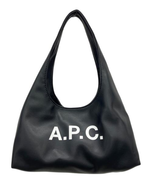 atempe アテンペ/レザーエンボスバッグ/ABランク/71【中古】 A.P.C.（アーペーセー） ショルダーバッグ デミルーンバッグ エンボス