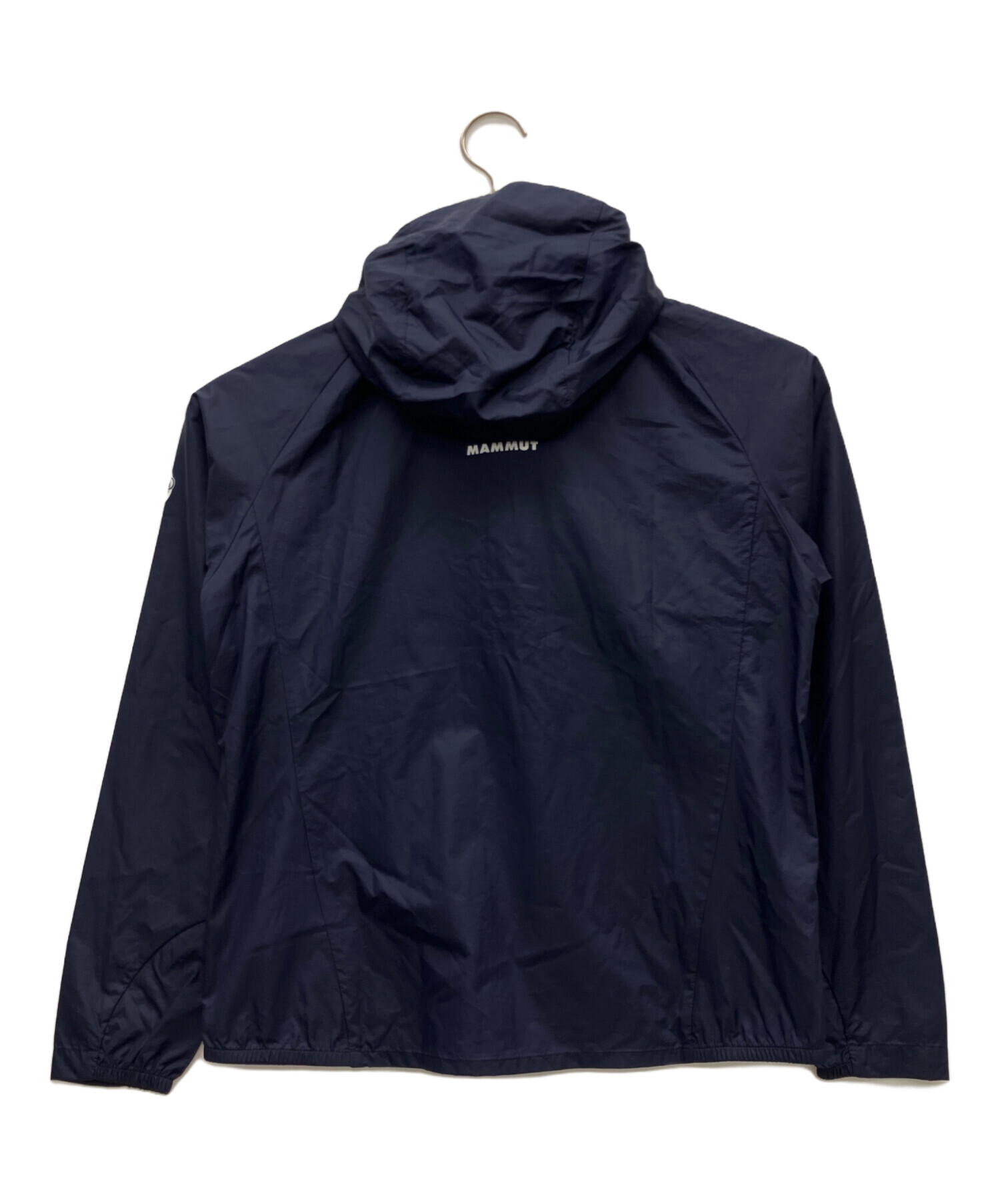 ゲリラセール ‼️美品【MAMMUT】フードジャケット レディース M ネイビー MAMMUT（マムート） 2025秋冬 レディース トレッキング ジャケット