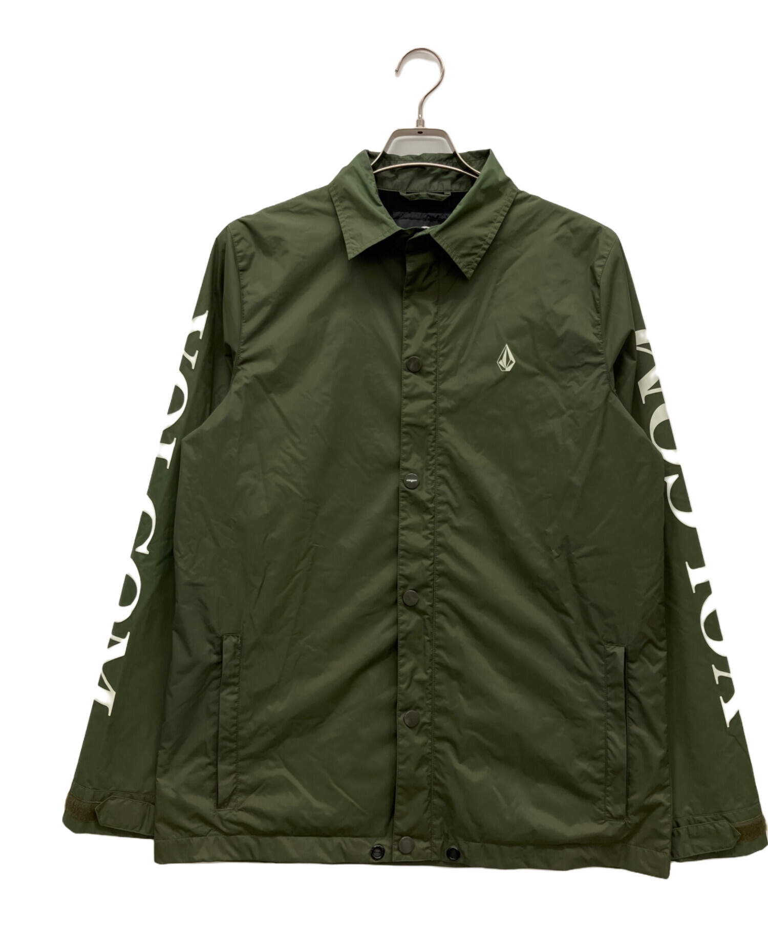 中古・古着通販】VOLCOM (ボルコム) コーチジャケット グリーン サイズ