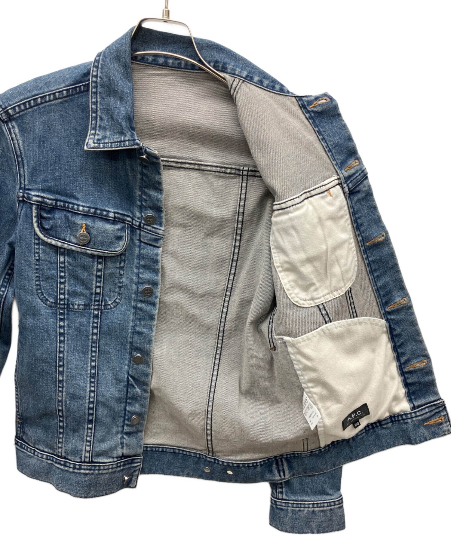 中古・古着通販】A.P.C. (アーペーセー) デニムジャケット インディゴ