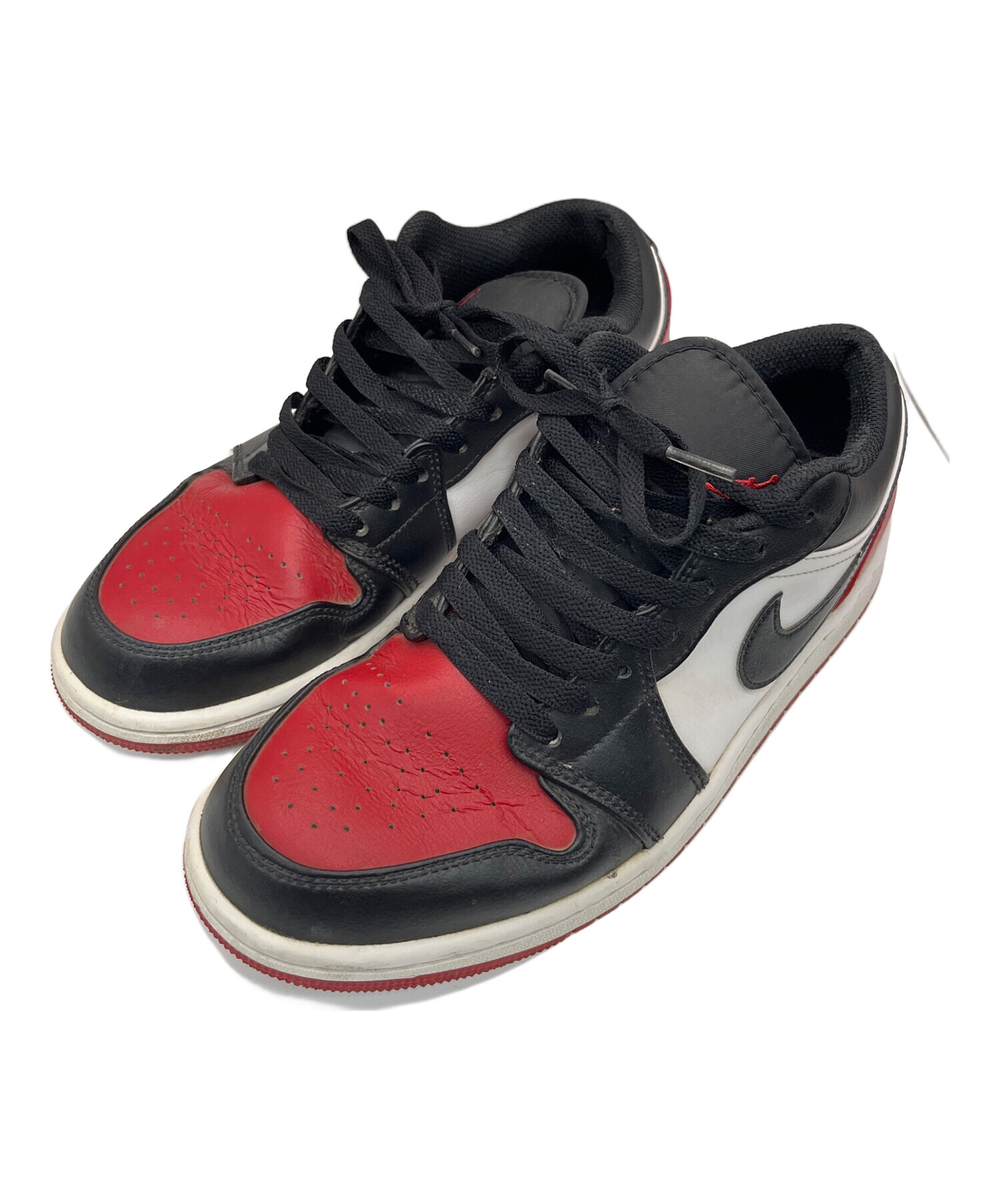中古・古着通販】NIKE (ナイキ) スニーカー レッド×ブラック×ホワイト 