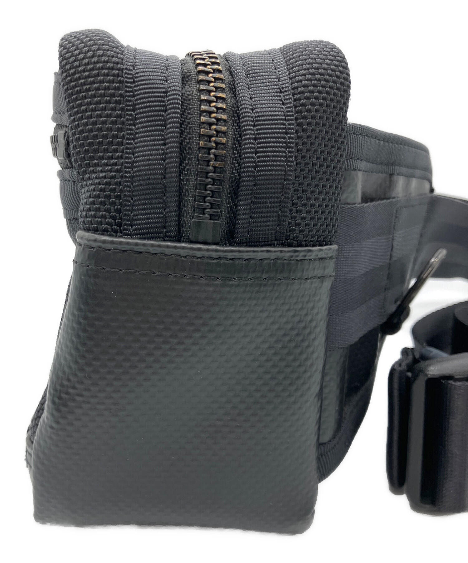 PORTER ボディバッグ ブラック デニム　中古美品 中古・古着通販】PORTER (ポーター) ボディーバッグ ブラック