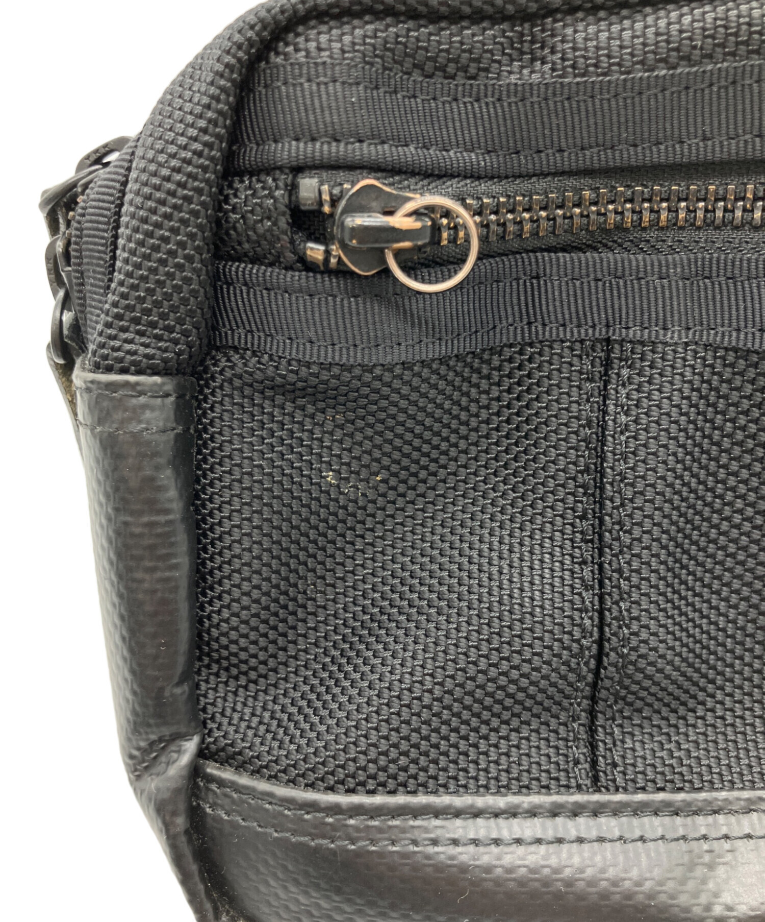 PORTER ボディバッグ ブラック デニム　中古美品 中古・古着通販】PORTER (ポーター) ボディーバッグ ブラック