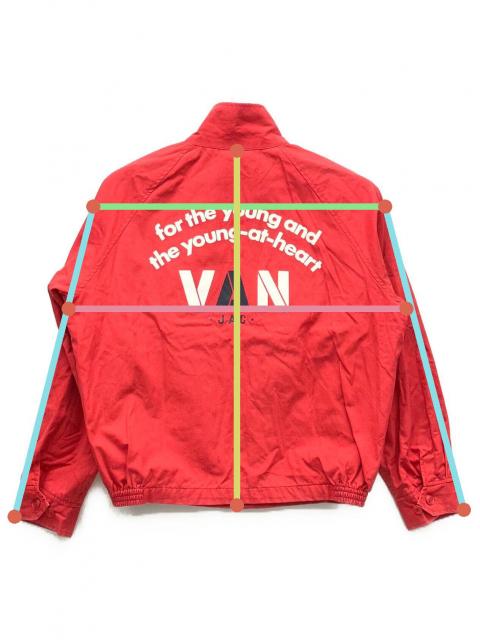 中古・古着通販】VAN (ヴァン) スイングトップ レッド サイズ:M