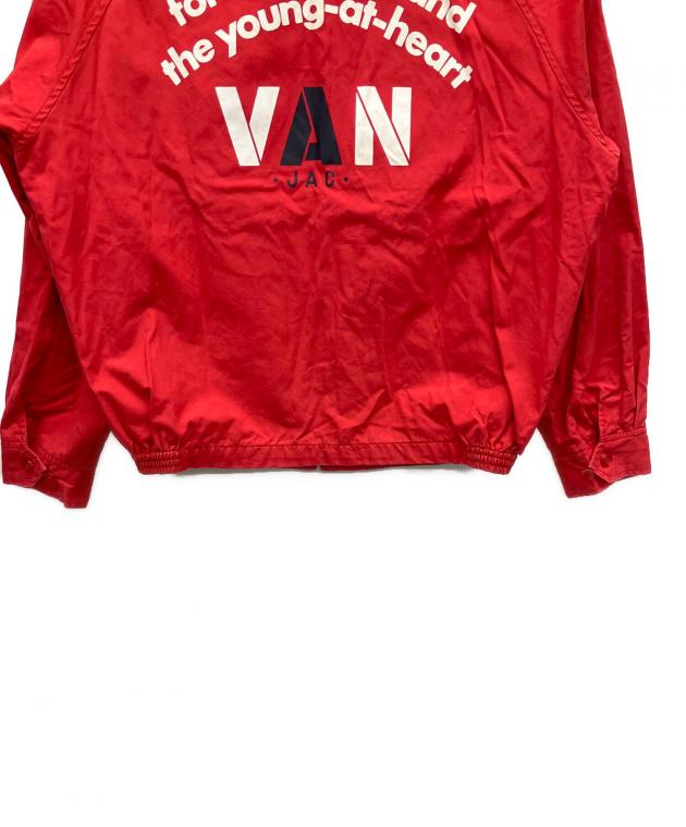 ビンテージVAN SPORTS 70s スイングトップ SizeL 赤 中古・古着通販】VAN (ヴァン) スイングトップ レッド サイズ:M