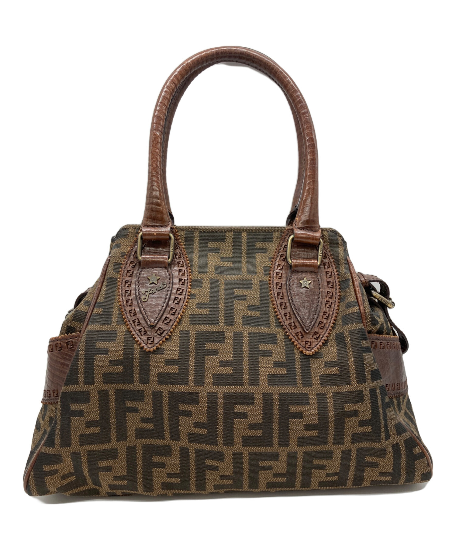 中古・古着通販】FENDI (フェンディ) ハンドバッグ ブラウン｜ブランド 