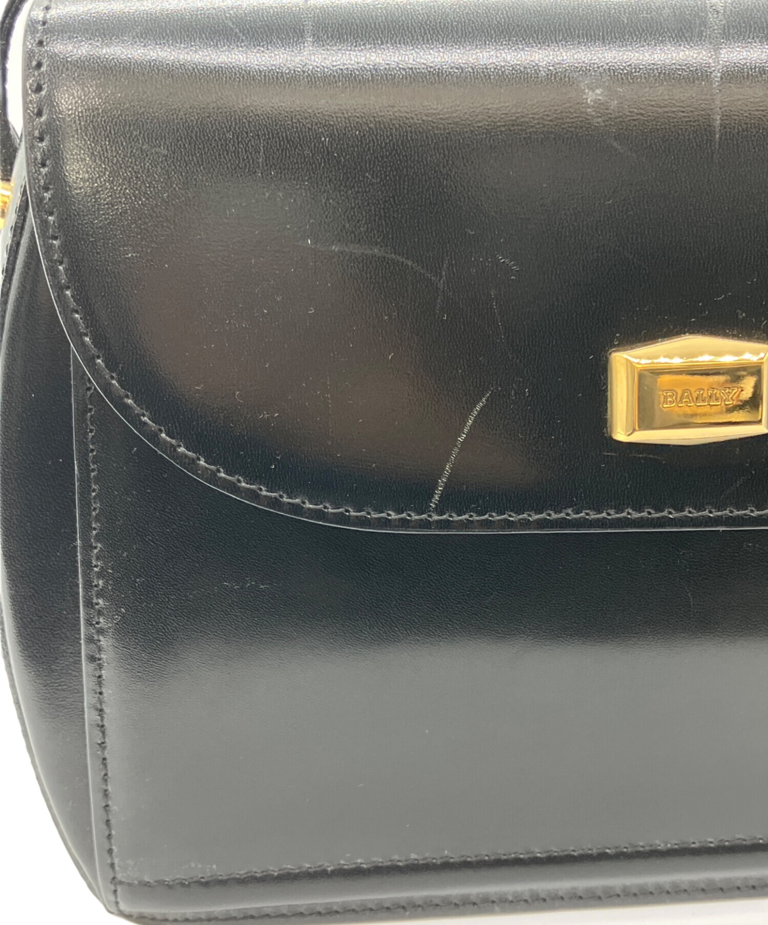 中古・古着通販】BALLY (バリー) ショルダーバッグ ブラック｜ブランド