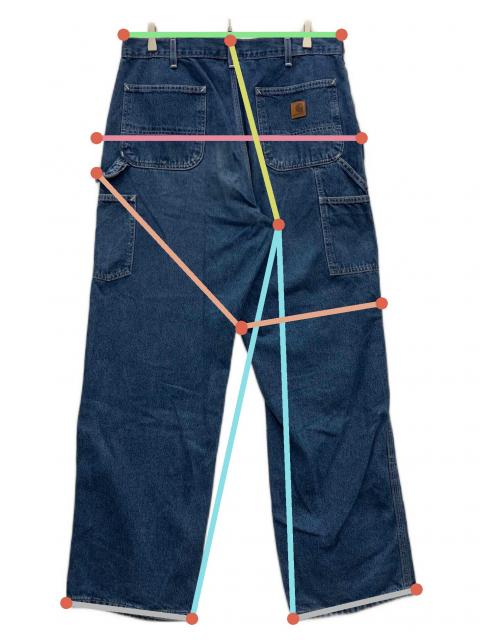 中古・古着通販】CarHartt (カーハート) ペインターパンツ インディゴ