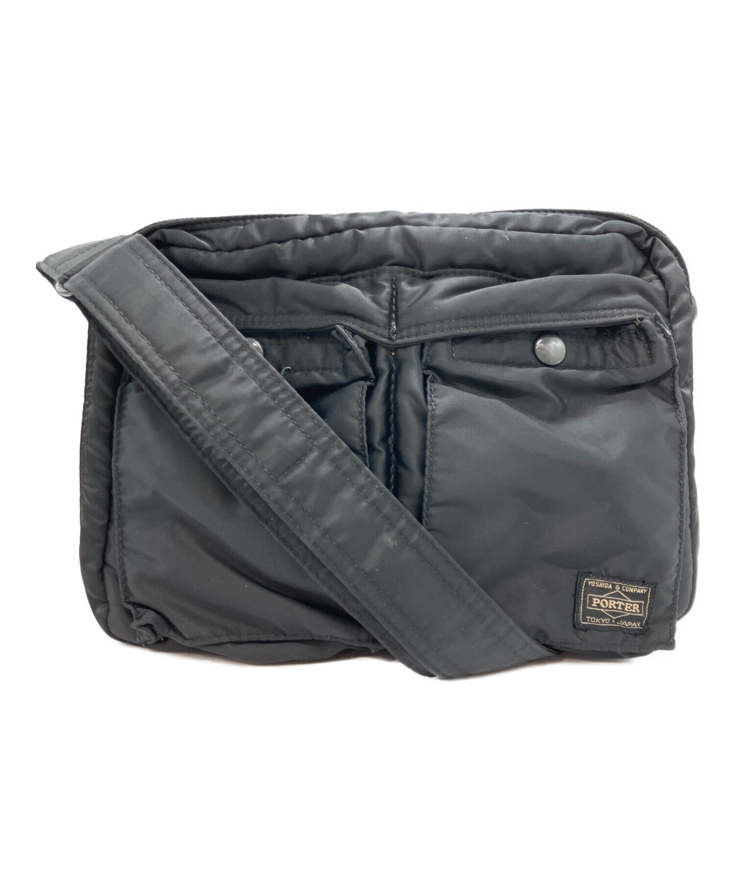 中古・古着通販】PORTER (ポーター) ショルダーバッグ ブラック