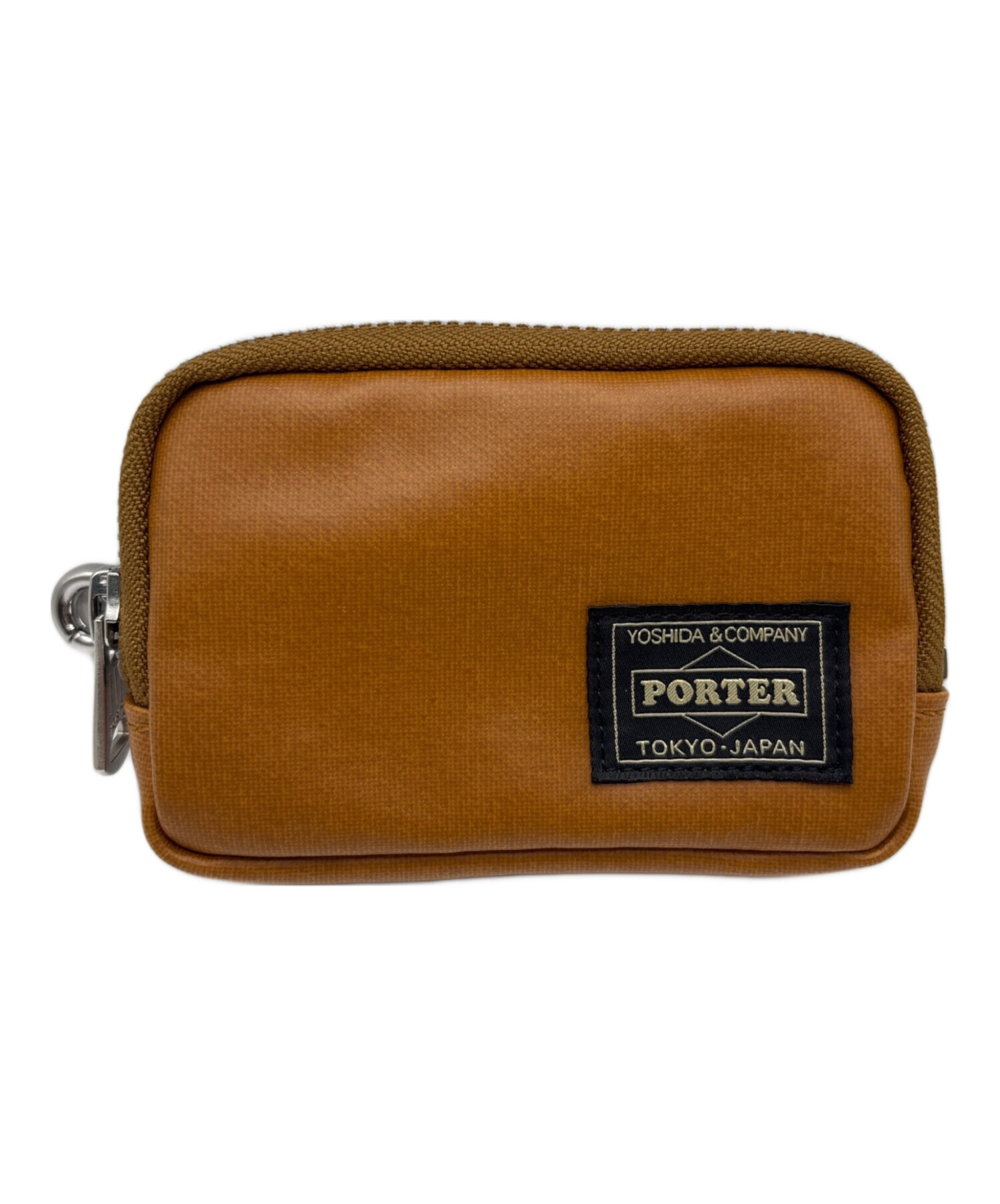 【新品未使用タグ付】PORTER ブラウン ケース 中古・古着通販】PORTER (ポーター) TINY CARD CASE ブラウン