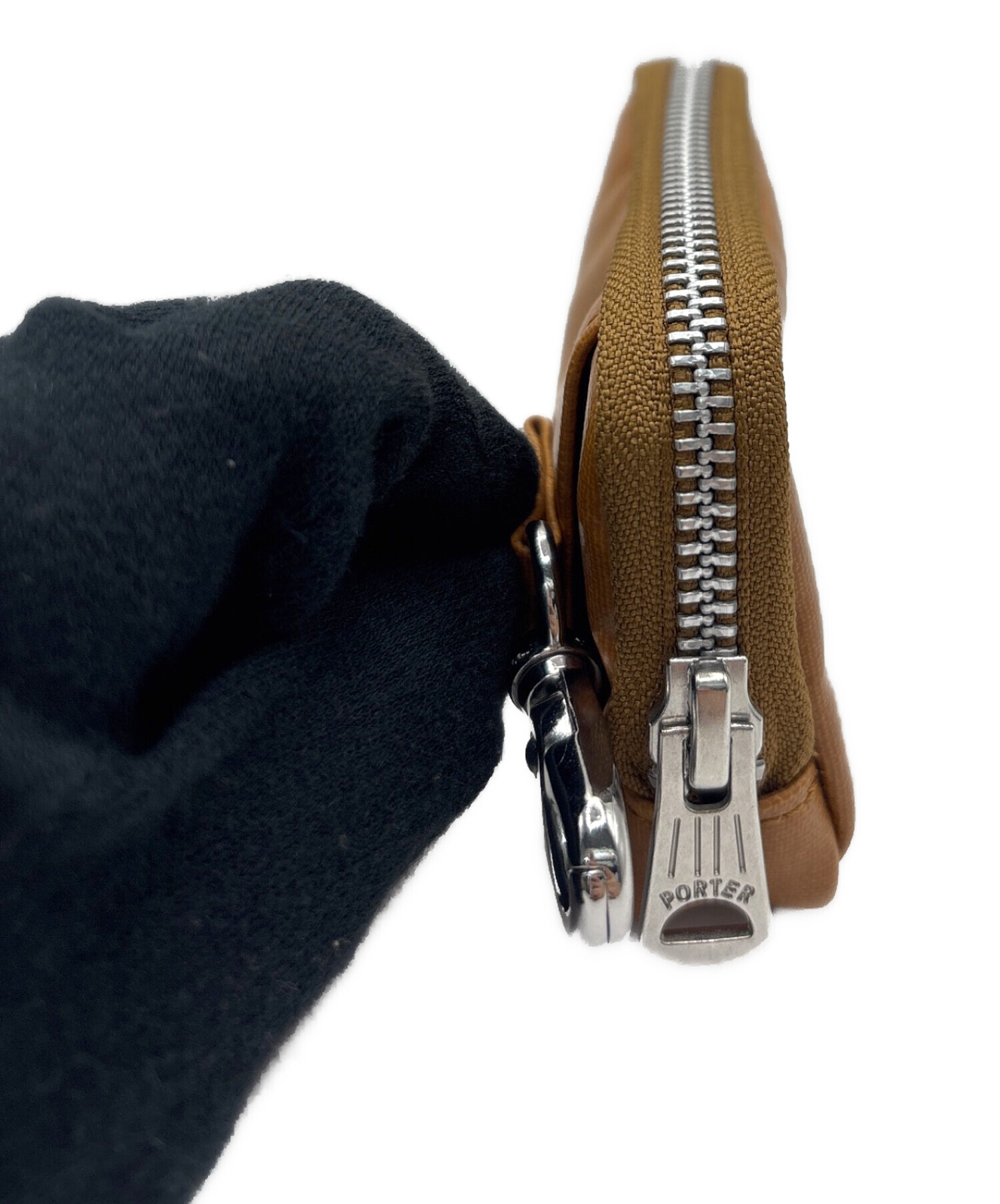 中古・古着通販】PORTER (ポーター) TINY CARD CASE ブラウン