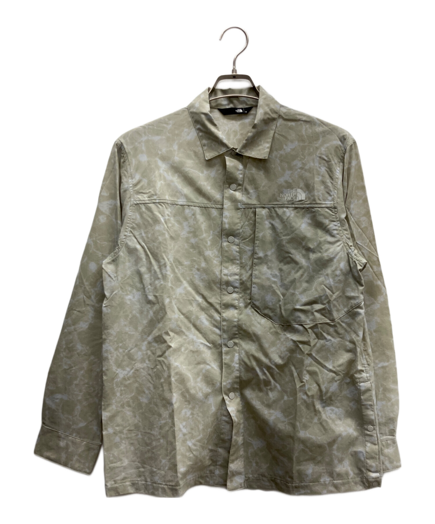 TNF グレー 長袖シャツ XL 中古・古着通販】THE NORTH FACE (ザ ノース フェイス) 長袖シャツ