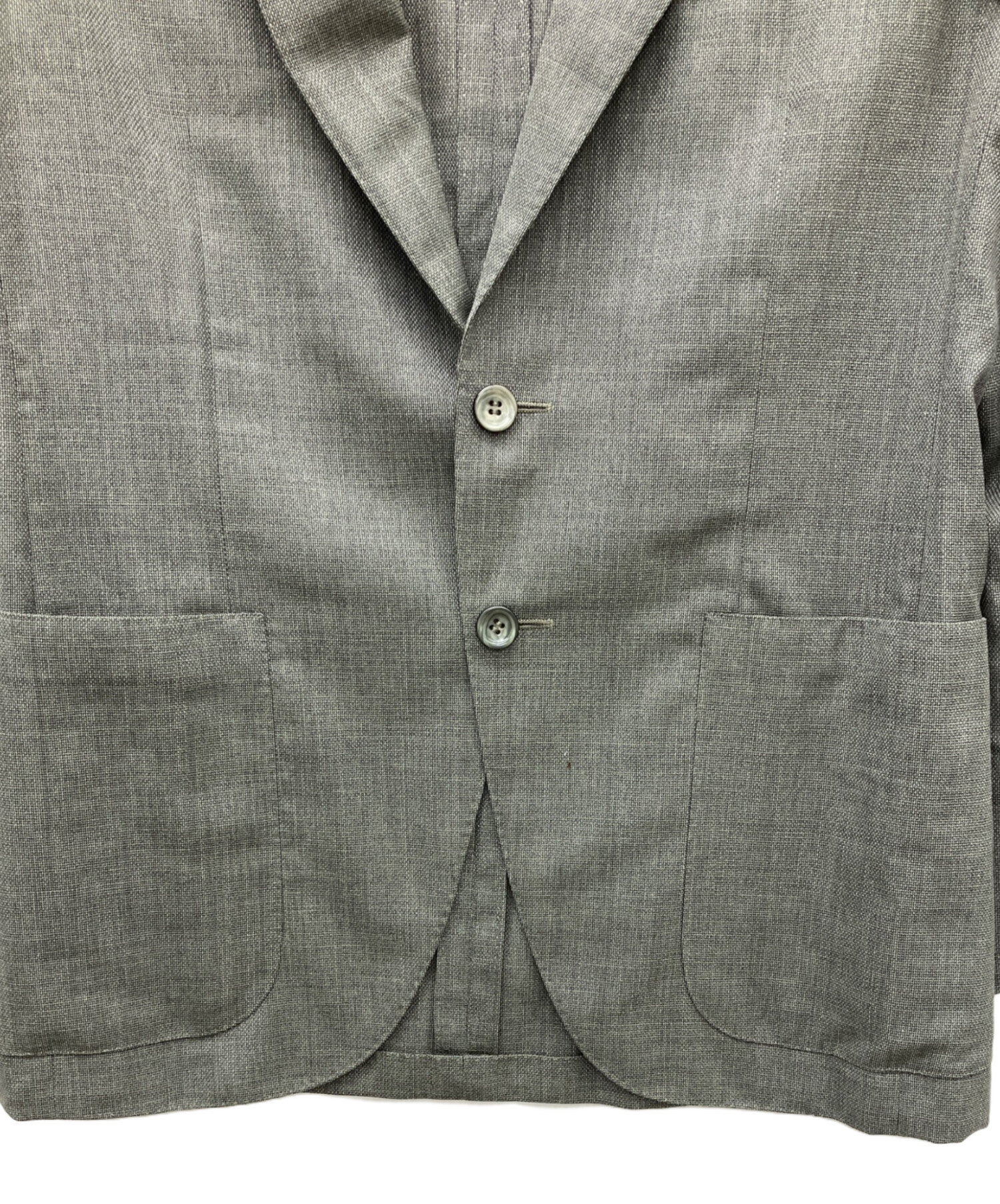 中古・古着通販】CANALI (カナーリ) テーラードジャケット グレー