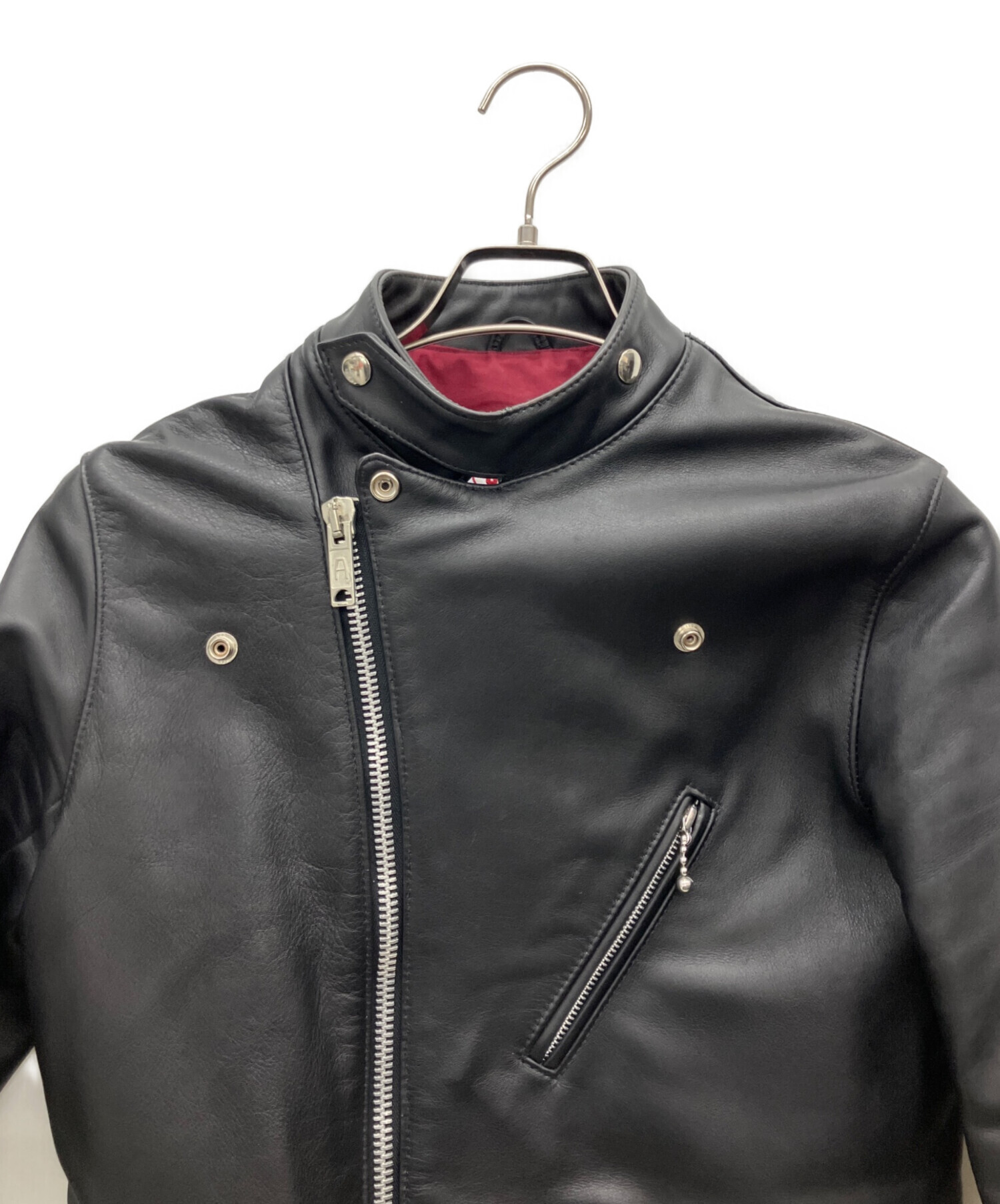★値下げ★美品★JAMES GROSE 英国製 ラムレザー シングルライダース 中古・古着通販】JAMES GROSE (ジェームスグロース) シングル