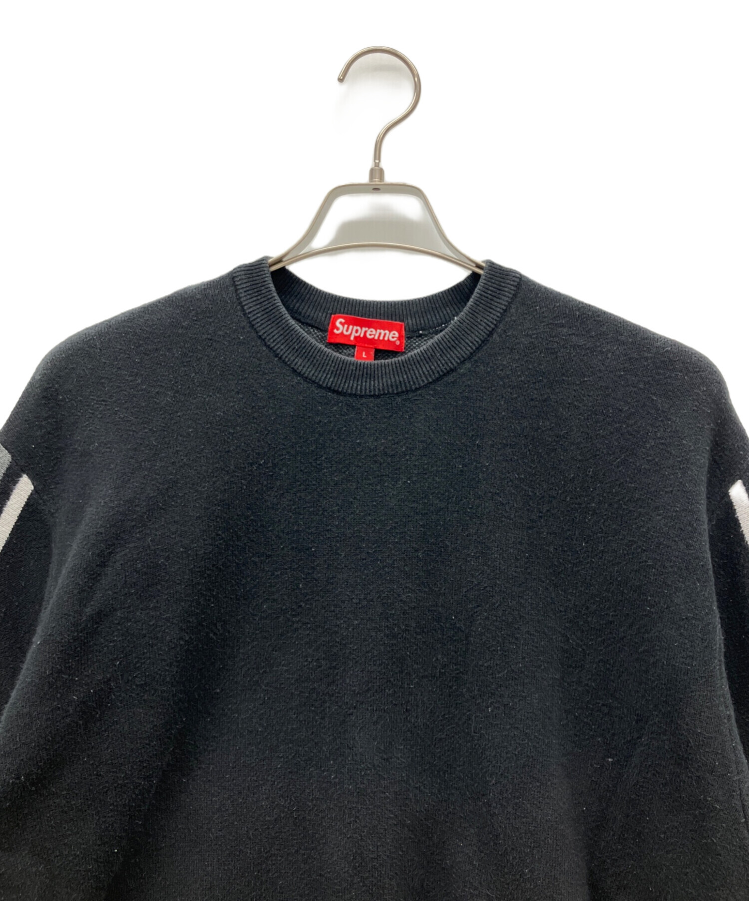 額装済/ジャミルGS/シュプリーム(supreme)2001年　no8 中古・古着通販】SUPREME (シュプリーム) 厚手ニット ブラック サイズ