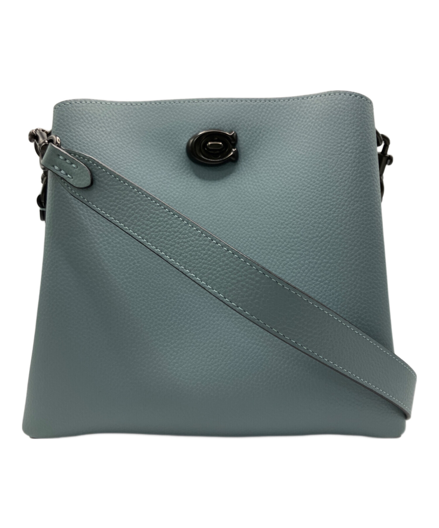 中古・古着通販】COACH (コーチ) ショルダーバッグ スカイブルー 