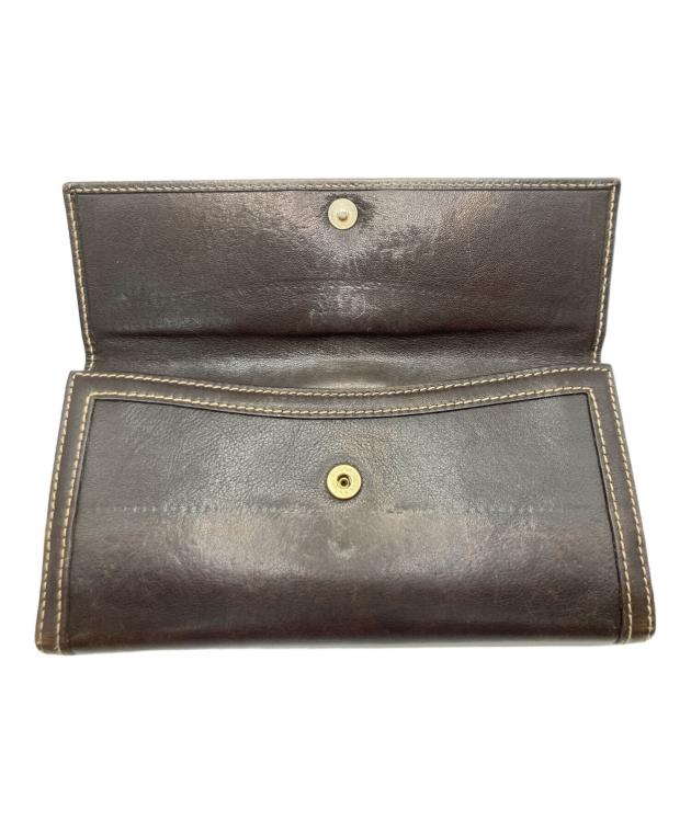 中古・古着通販】GUCCI (グッチ) 長財布 ブラウン｜ブランド・古着通販