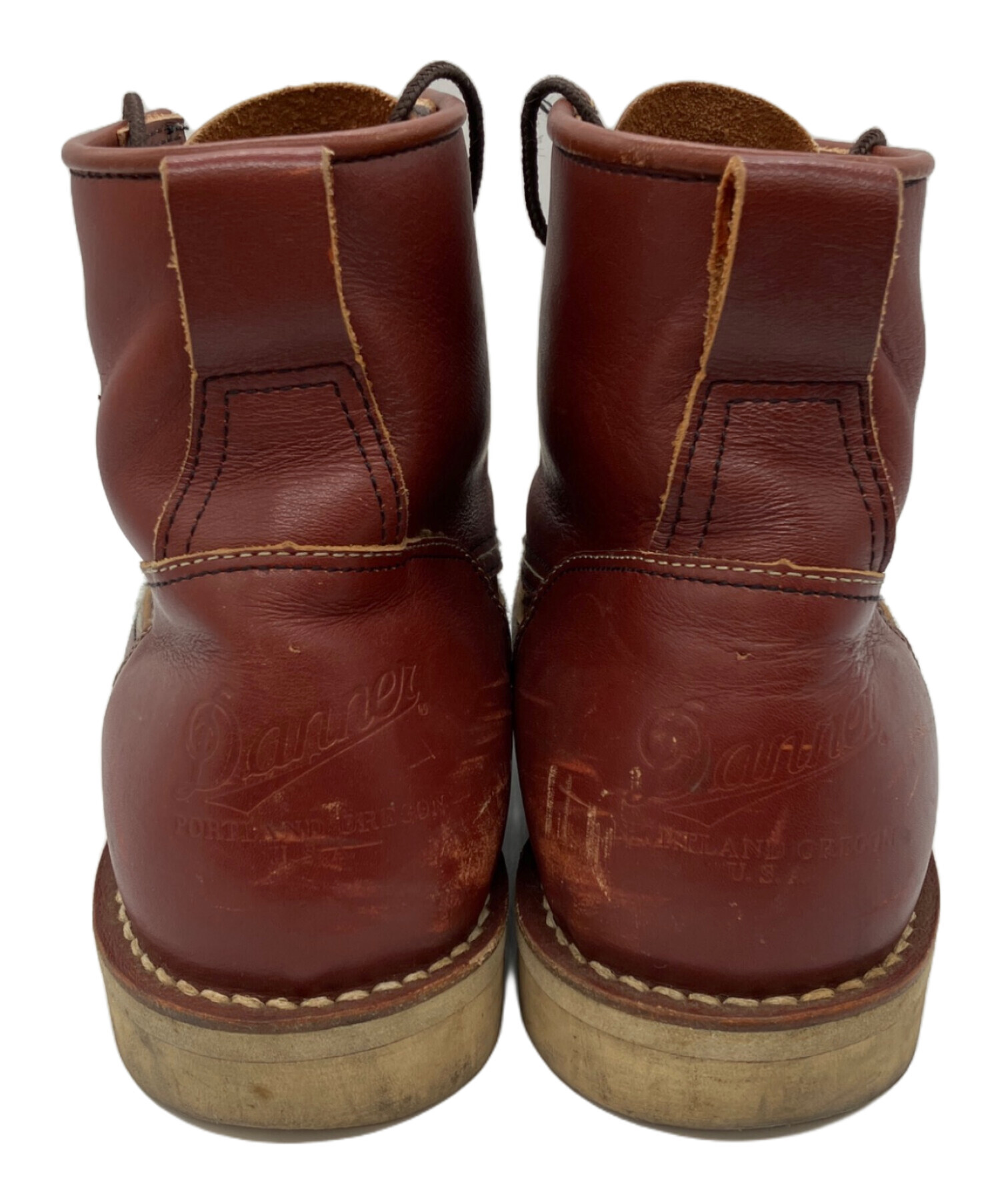 バビョンチ Danner レッド ワークブーツ 中古・古着通販】Danner (ダナー) ワークブーツ レッド サイズ:25.5