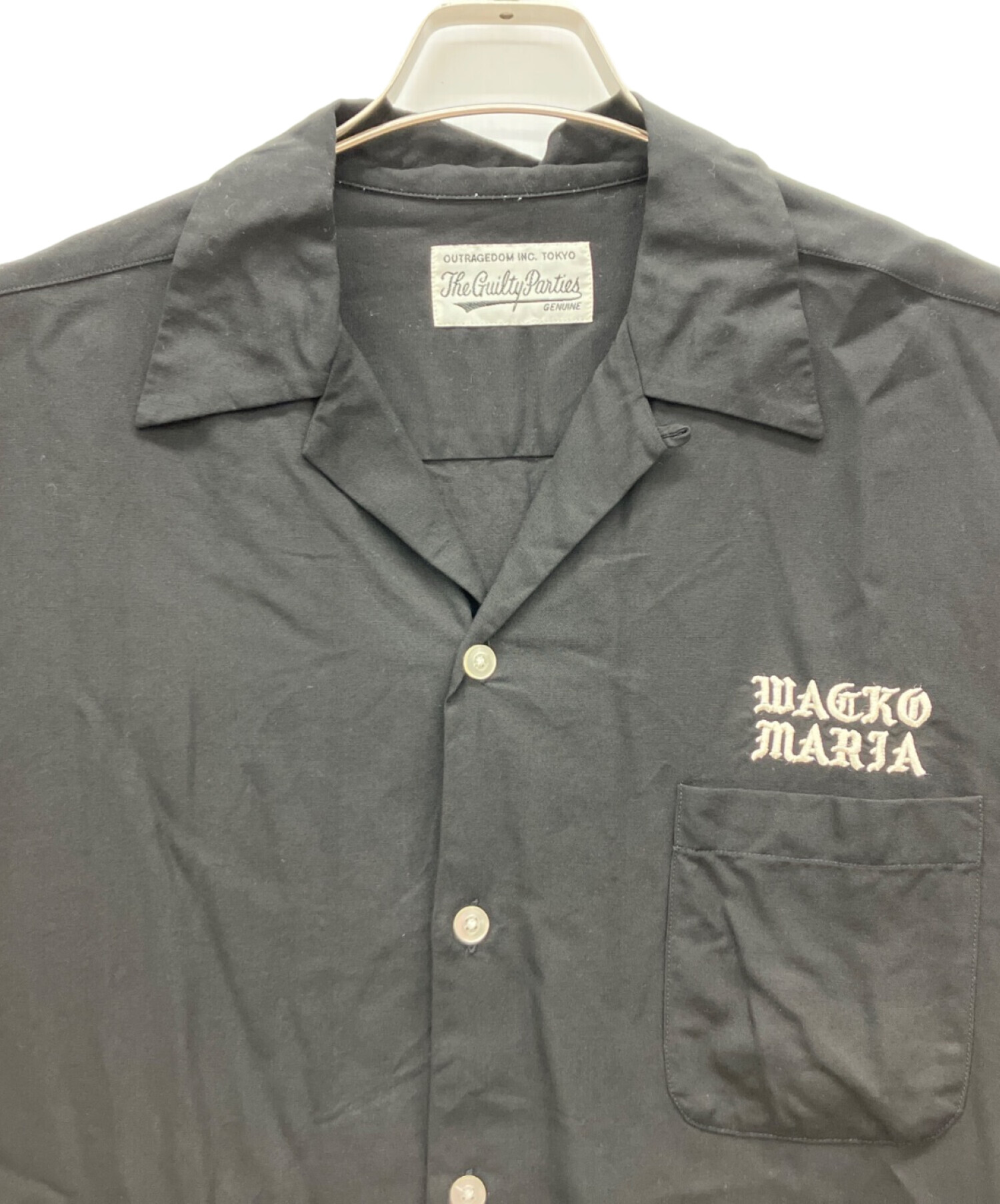 中古・古着通販】WACKO MARIA (ワコマリア) 半袖シャツ ブラック