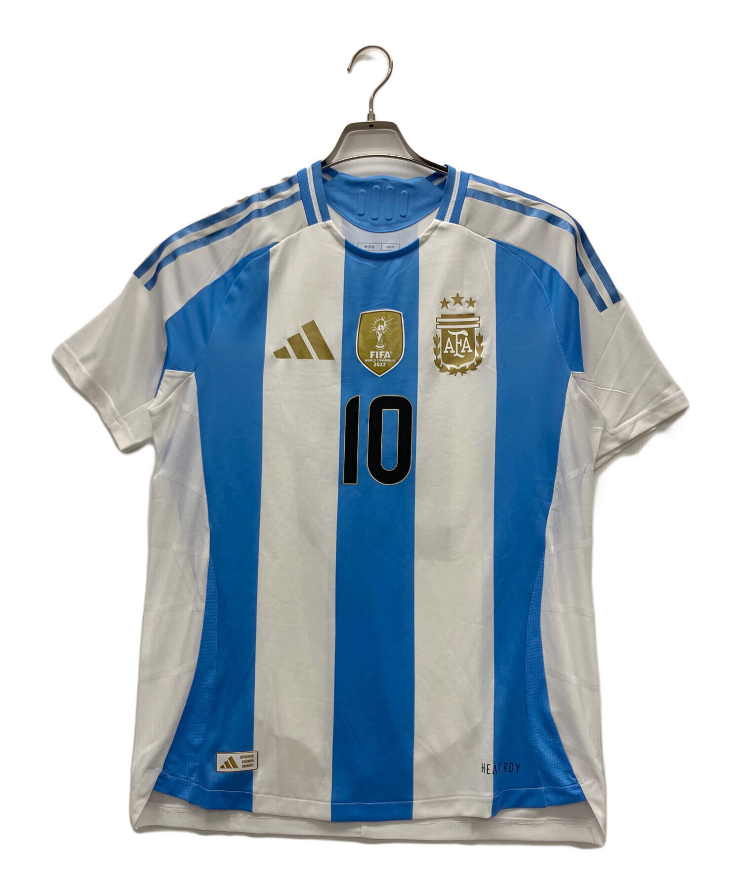 中古・古着通販】adidas (アディダス) サッカーユニフォーム ホワイト