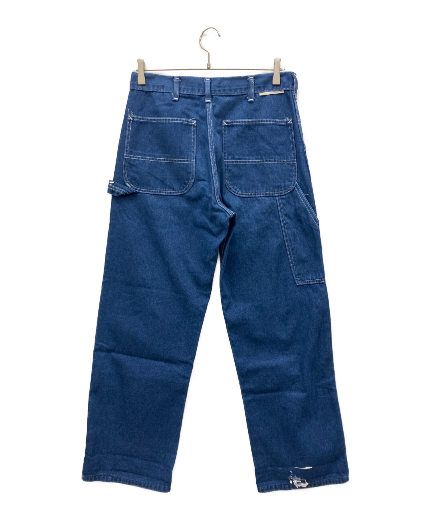 リズム 70s sears 濃紺 ペインターデニムパンツ インディゴブルー 中古・古着通販】Sears (シアーズ) ペインターパンツ インディゴ
