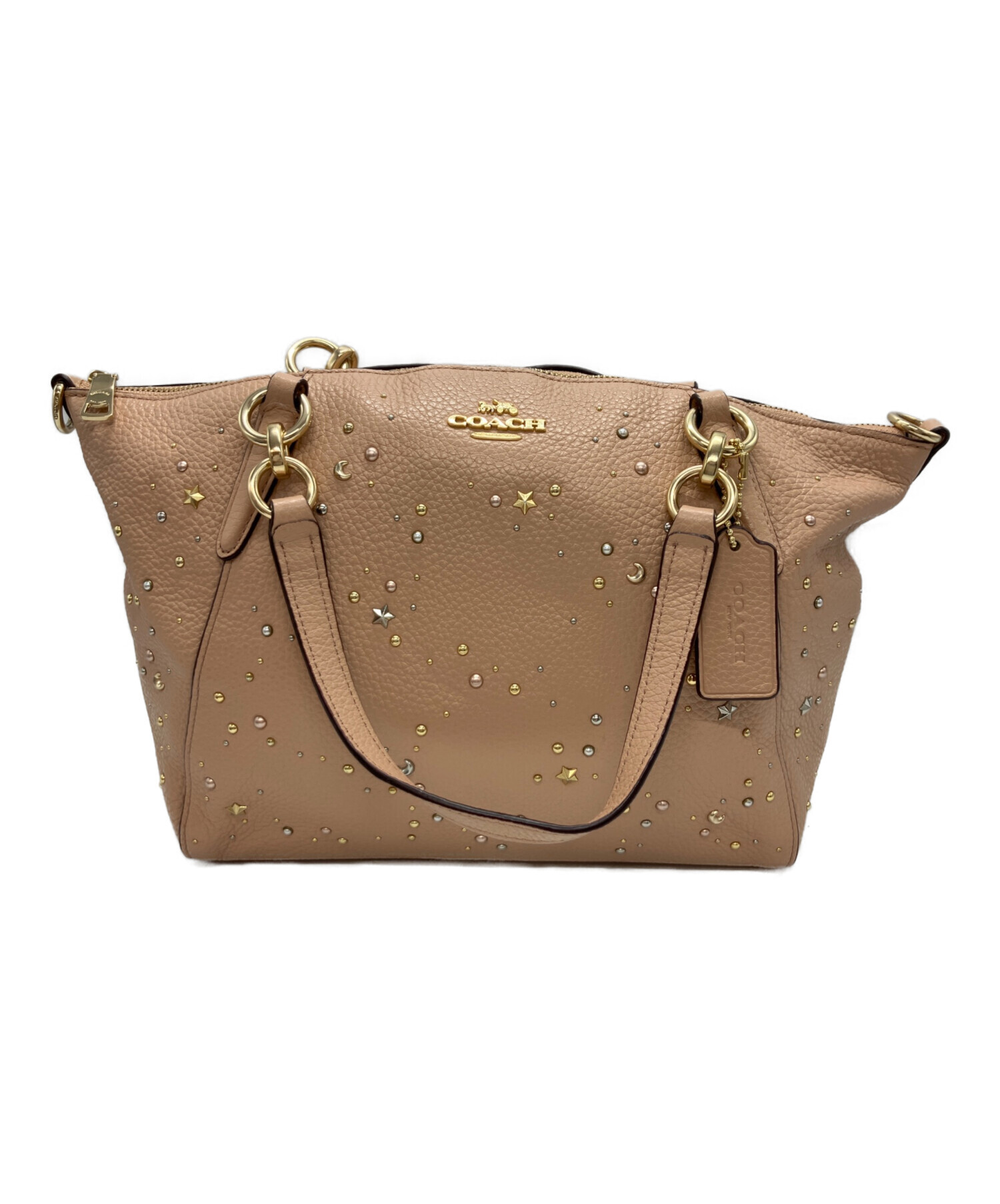 中古・古着通販】COACH (コーチ) 2WAYショルダーバッグ ピンク 