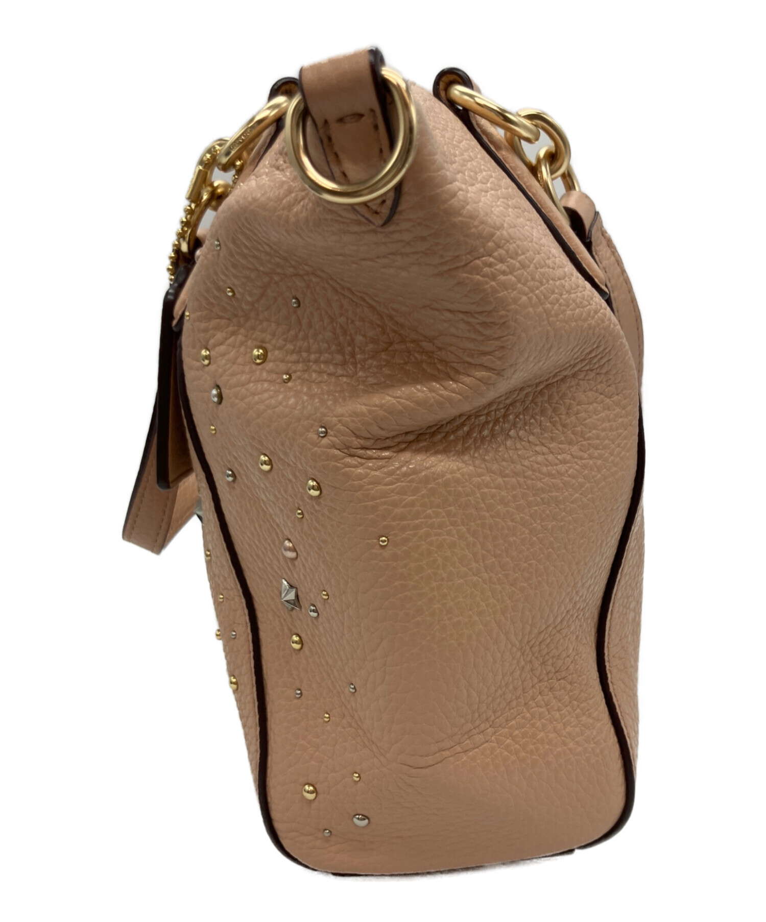 中古・古着通販】COACH (コーチ) 2WAYショルダーバッグ ピンク