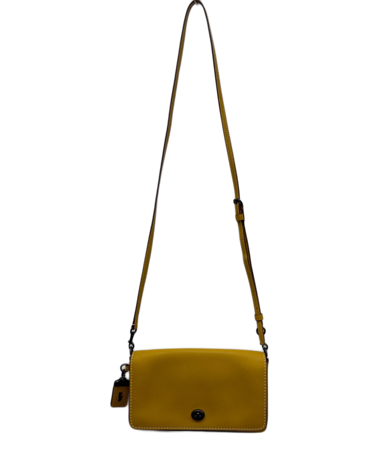 中古・古着通販】COACH (コーチ) ショルダーポーチ イエロー｜ブランド