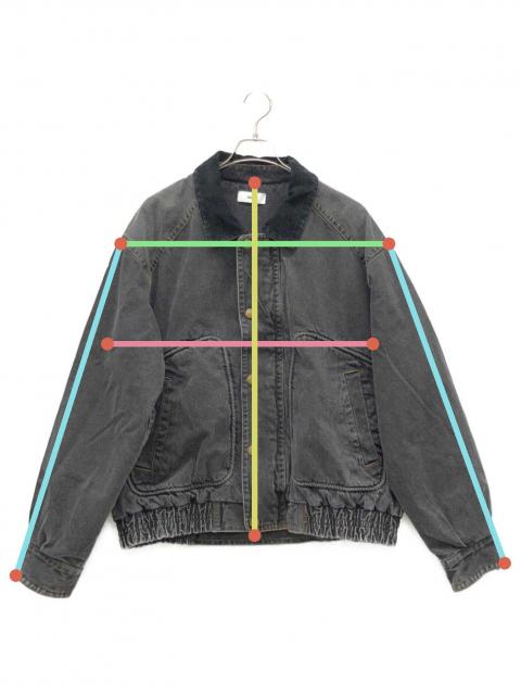 中古・古着通販】Bleme (ブレム) デニムジャケット グレー サイズ:XL