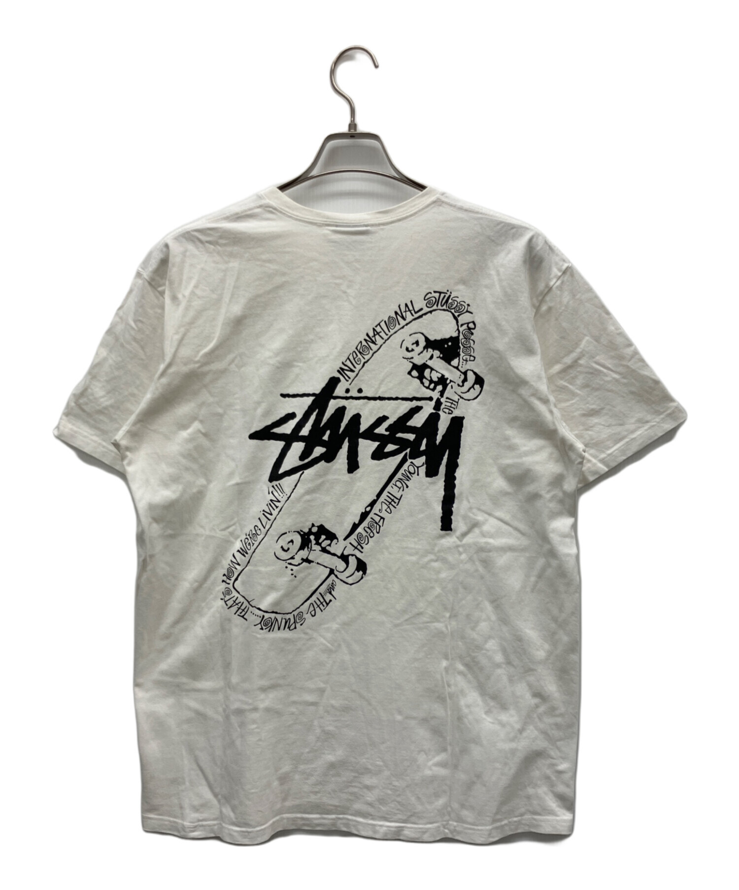 OLD STUSSY 半袖シャツ XL 白 中古・古着通販】stussy (ステューシー) 半袖Tシャツ ホワイト サイズ