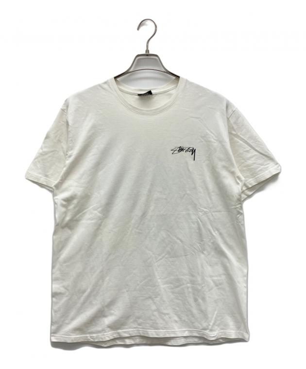 中古・古着通販】stussy (ステューシー) 半袖Tシャツ ホワイト サイズ