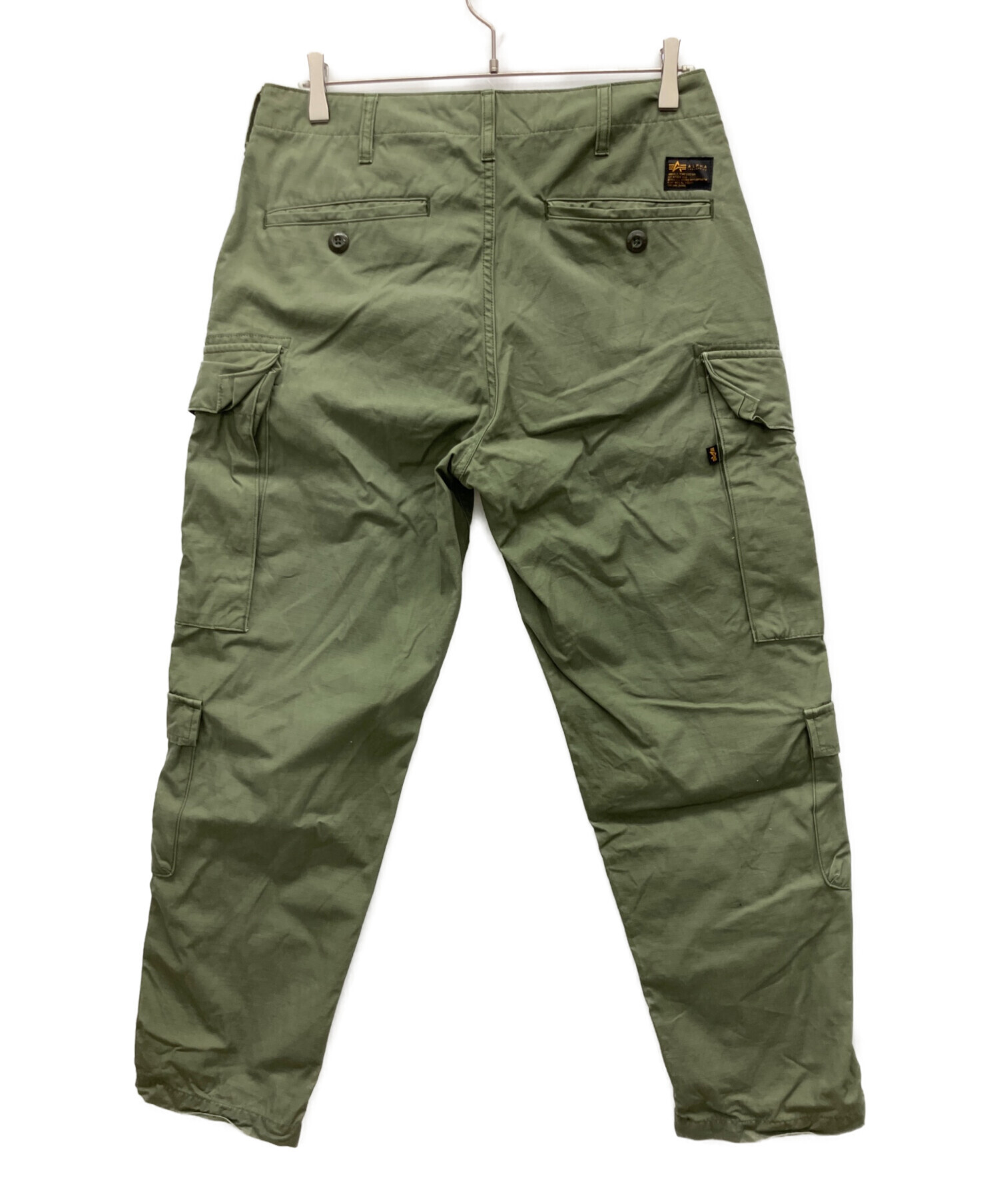 v*様 【新品】Alpha Industriesコンバットカーゴパンツ オリーブ 中古・古着通販】ALPHA (アルファ) コンバットカーゴパンツ カーキ