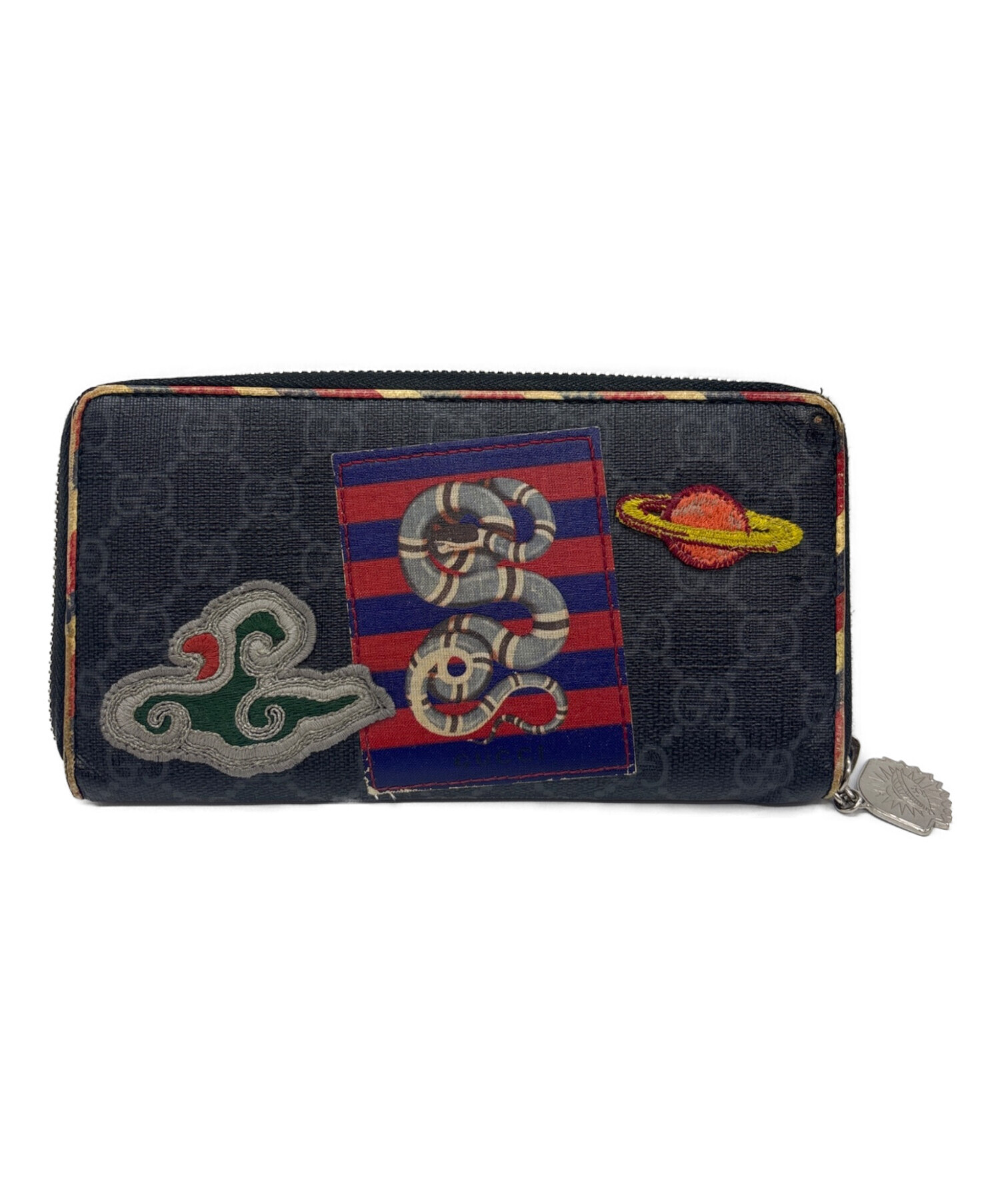 中古・古着通販】GUCCI (グッチ) 長財布 ブラック｜ブランド・古着通販