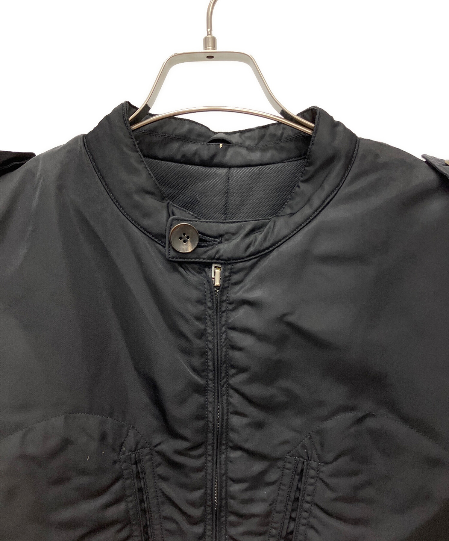 中古・古着通販】GUCCI (グッチ) ボンバージャケット ブラック サイズ