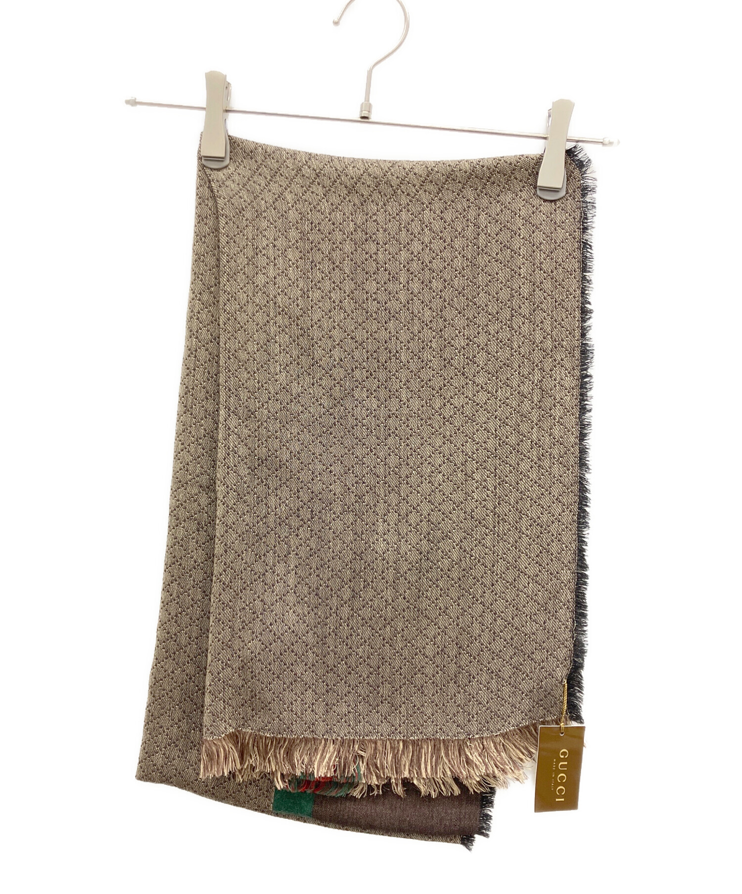 中古・古着通販】GUCCI (グッチ) マフラー ブラウン｜ブランド・古着
