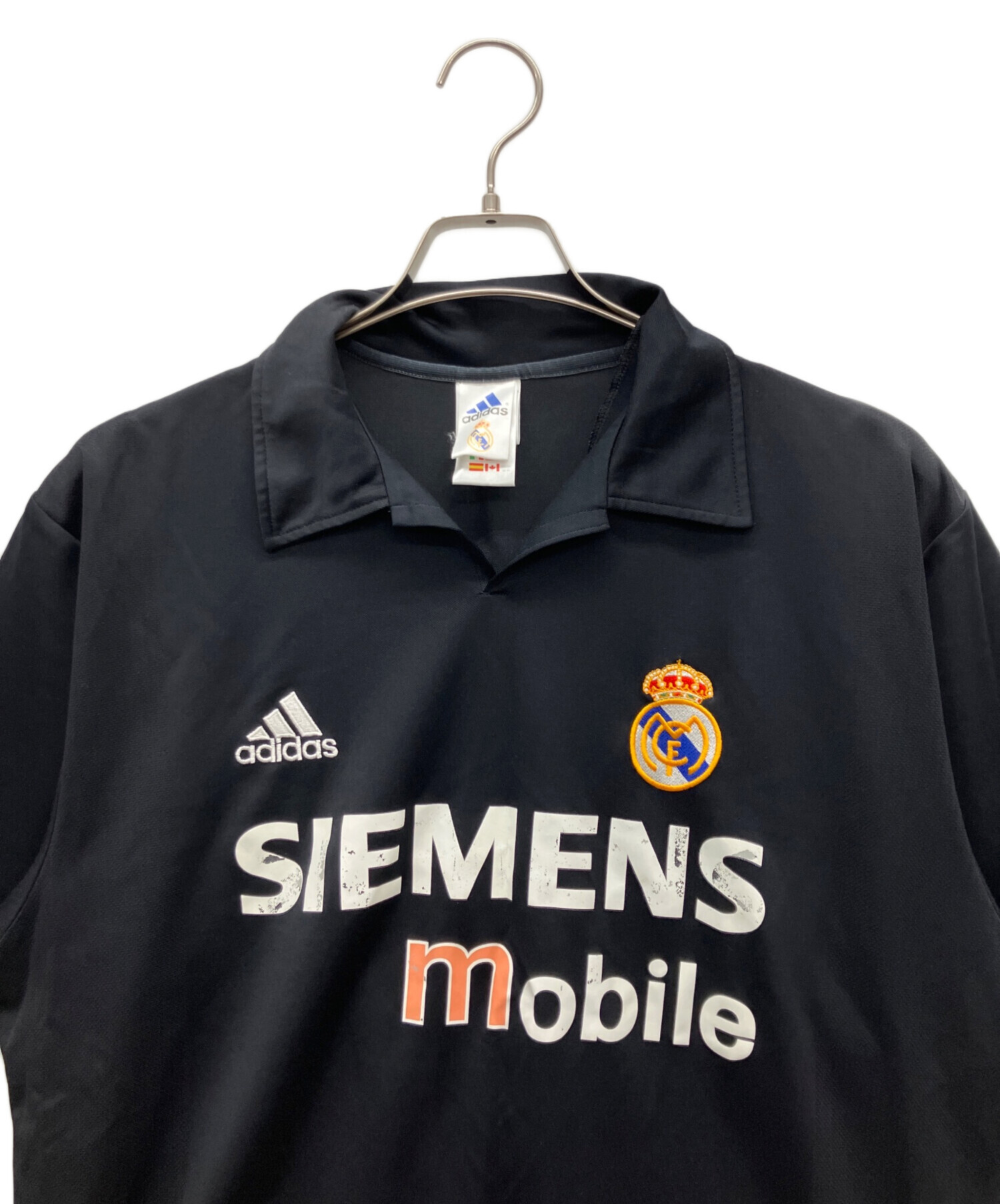 レアル・マドリード 黒 シャツ Lサイズ 中古・古着通販】adidas (アディダス) レアル・マドリード (レアル