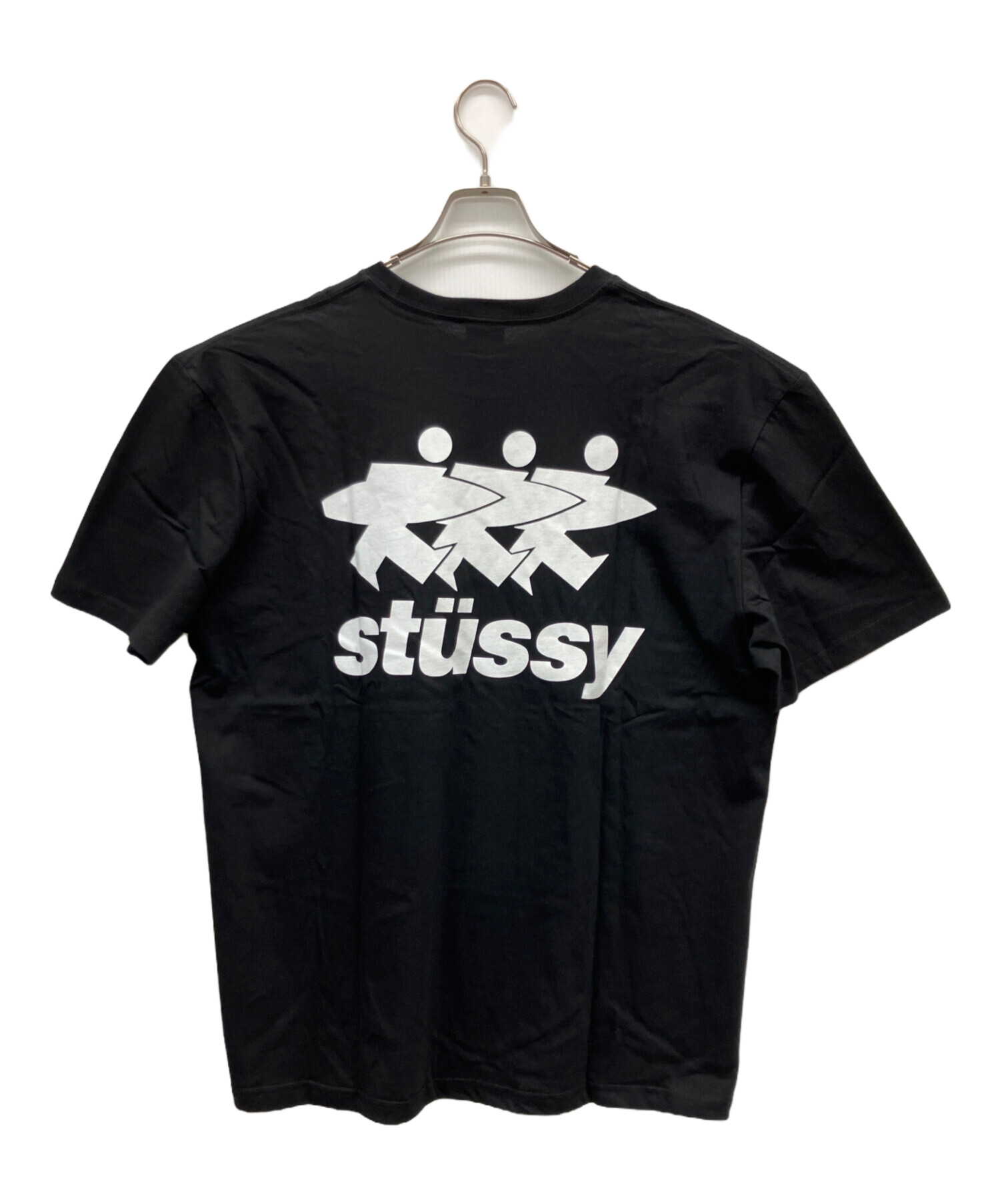中古・古着通販】stussy (ステューシー) 半袖カットソー ブラック