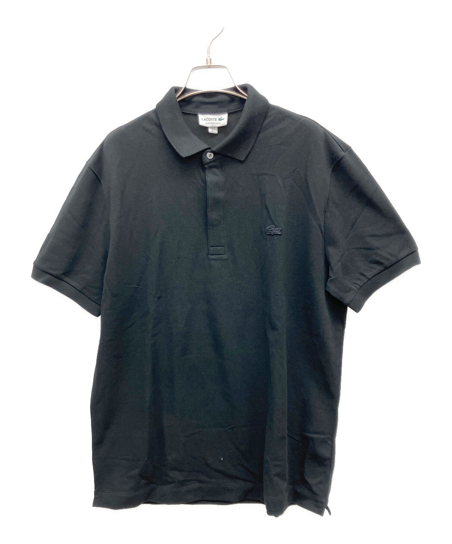中古・古着通販】LACOSTE (ラコステ) 半袖ポロシャツ ブラック サイズ
