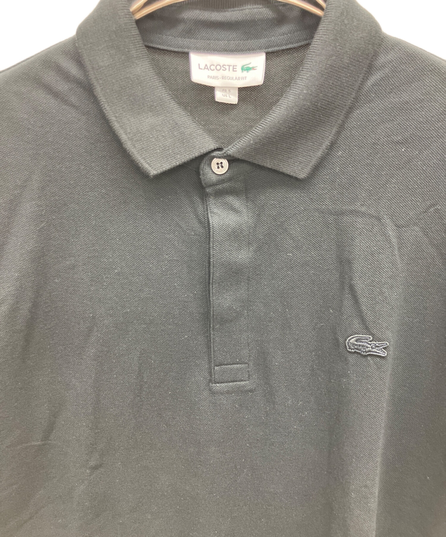 80s　Lacoste 半袖ポロシャツ サイズ3 中古・古着通販】LACOSTE (ラコステ) 半袖ポロシャツ レッド サイズ:7