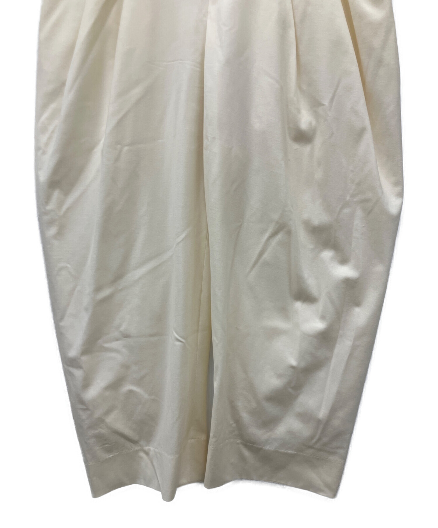 中古・古着通販】deres (デレス) ドレープパンツ ベージュ サイズ:SIZE