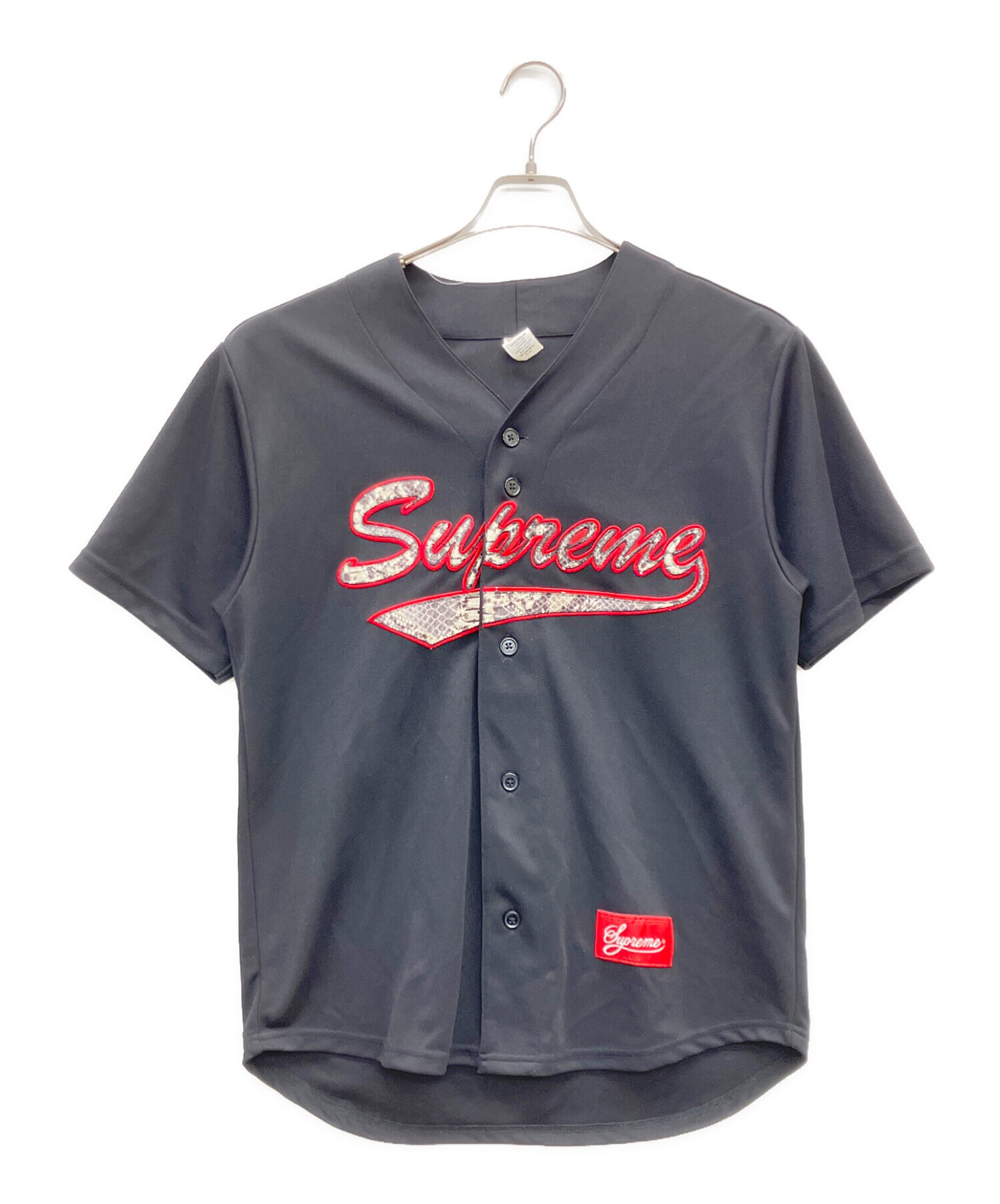 中古・古着通販】SUPREME (シュプリーム) ベースボールシャツ ブラック