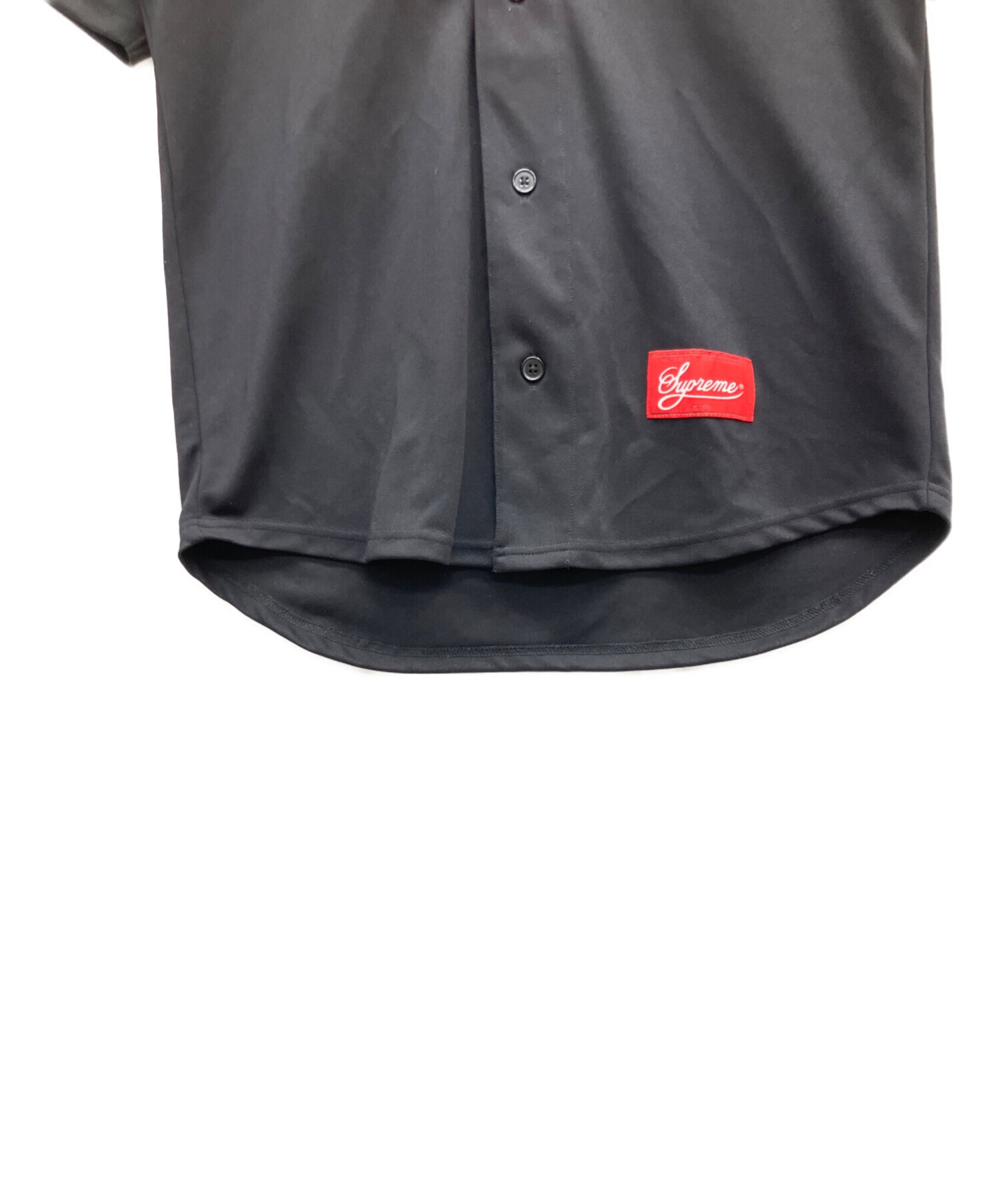 シュプリーム ベースボール シャツ 新品、未使用品 中古・古着通販】SUPREME (シュプリーム) ベースボールシャツ ブラック