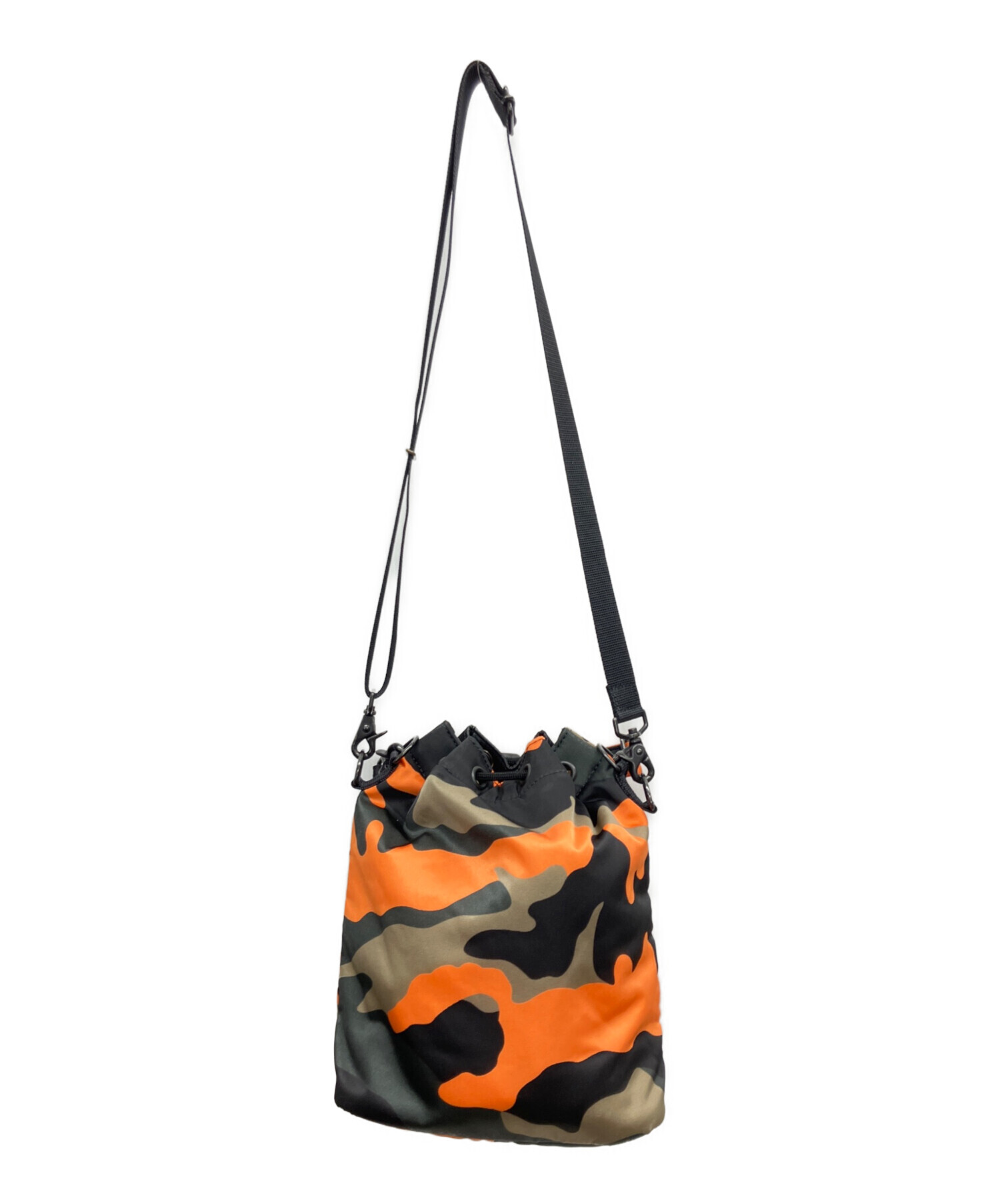PORTER BALLOONSAC ブラック/オレンジ　ポーター 中古・古着通販】PORTER (ポーター) BALLOONSAC PS CAMO ver オレンジ