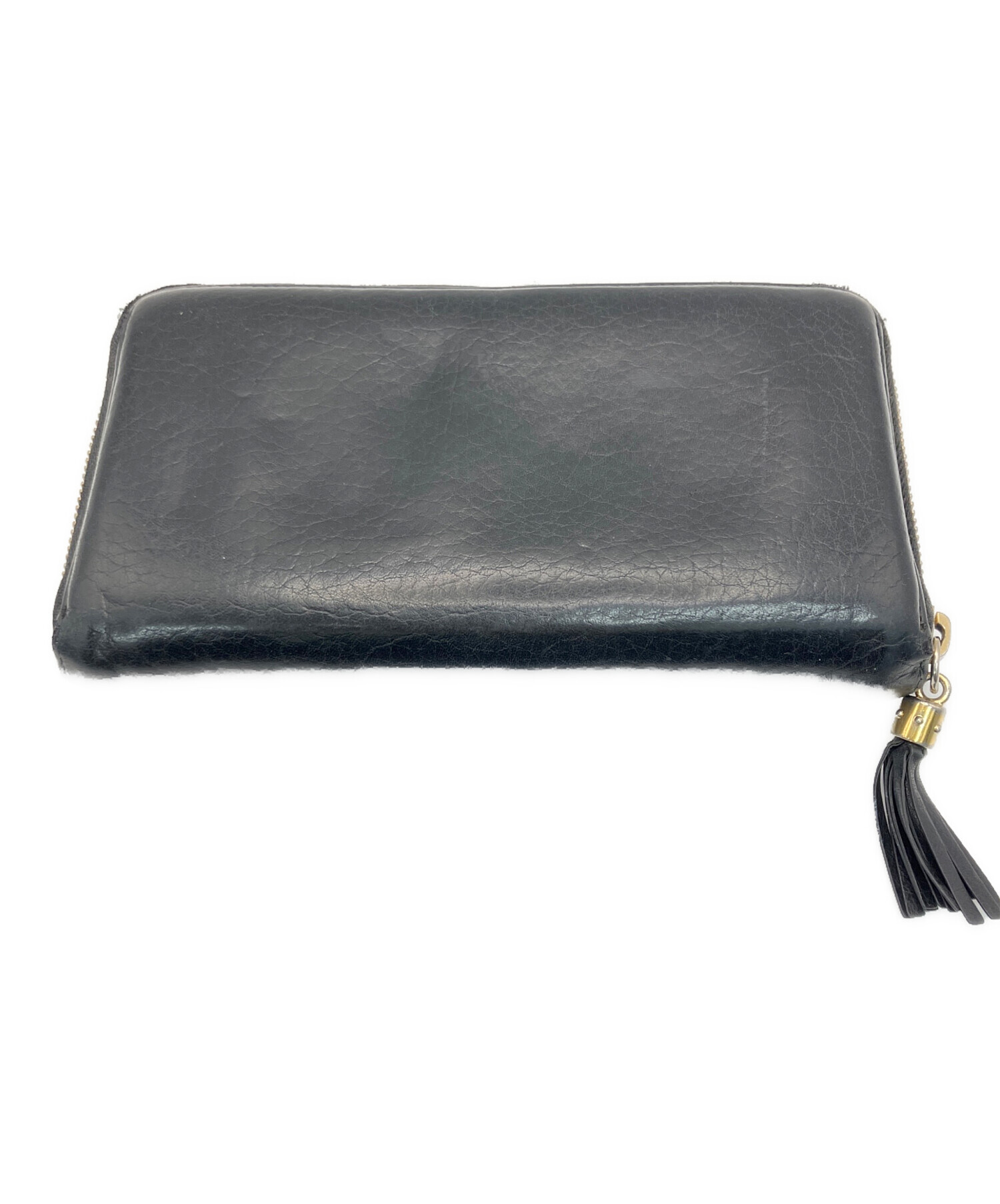 中古・古着通販】GUCCI (グッチ) ラウンドファスナー長財布 ブラック