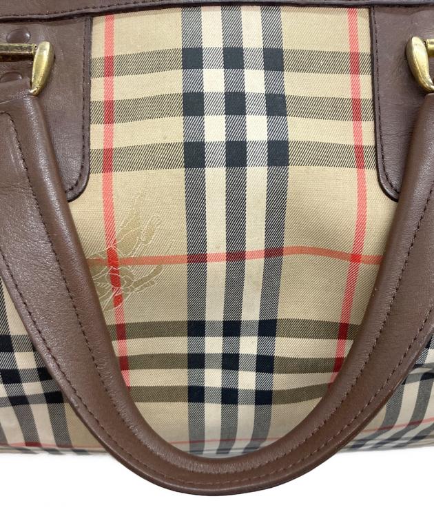 中古・古着通販】Burberry's (バーバリーズ) ボストンバッグ ベージュ