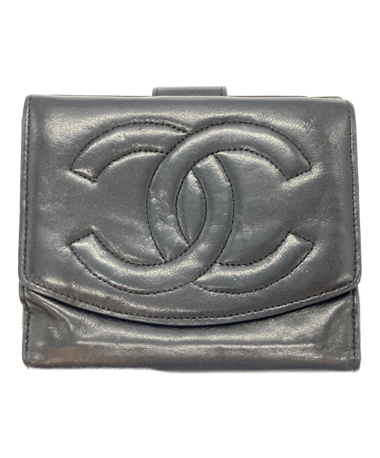 CHANEL シャネル　財布　二つ折り　M001 中古・古着通販】CHANEL (シャネル) 2つ折り財布｜ブランド・古着通販