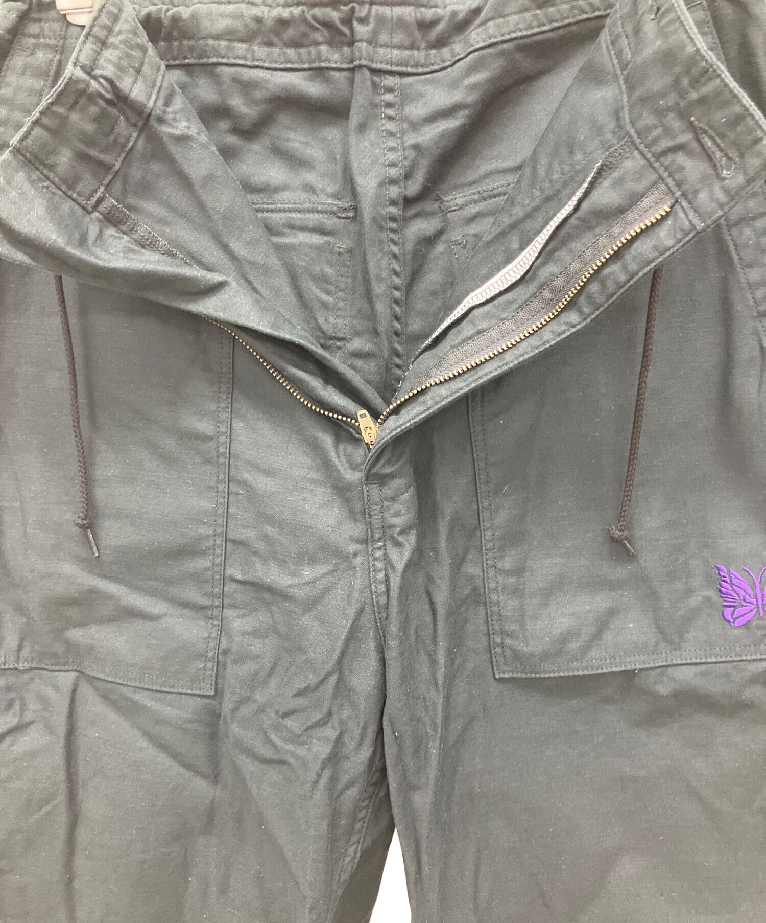 中古・古着通販】Needles (ニードルズ) String Fatigue Pant ブラック